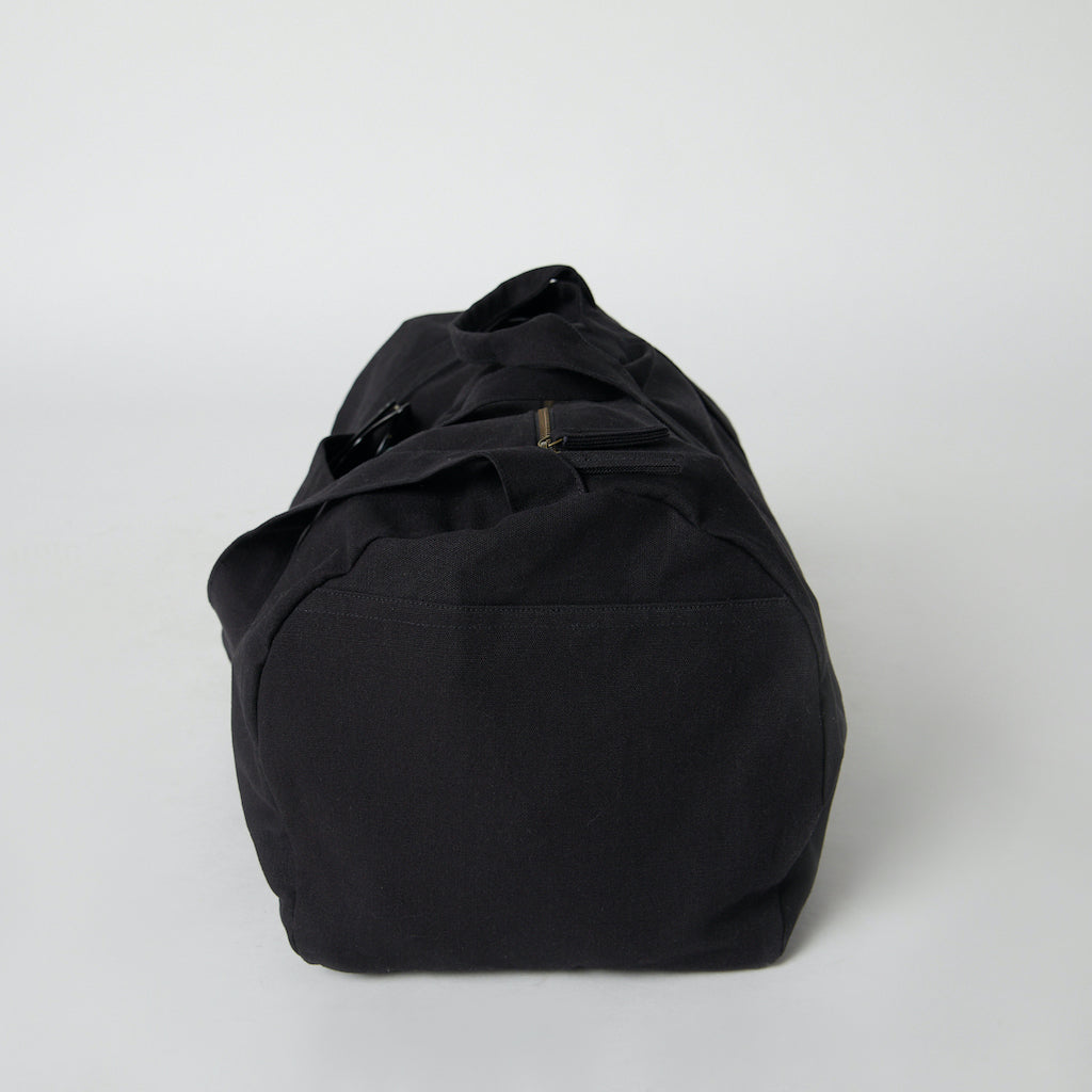 black canvas duffle bag#color_ivory-black