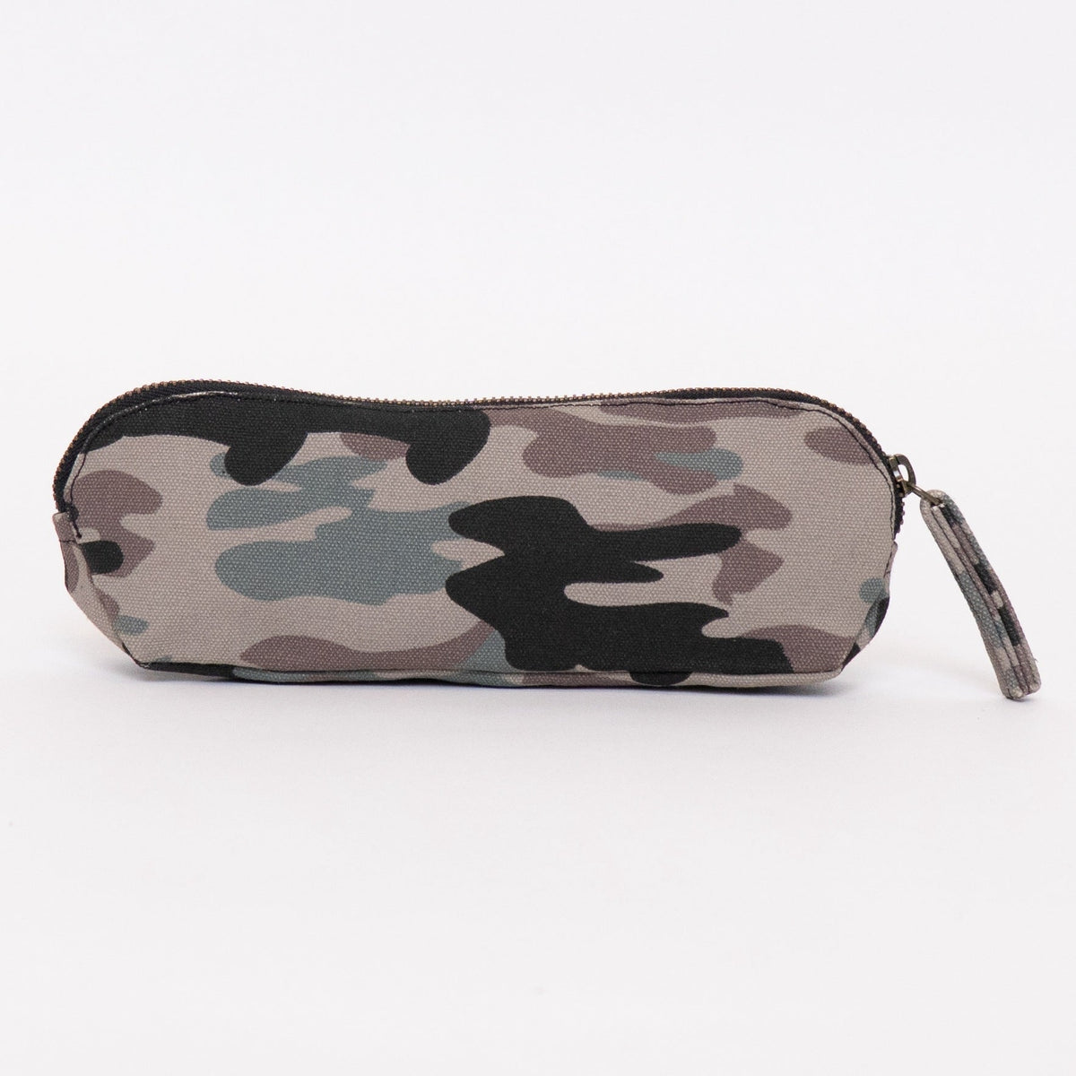 Terra Thread organic cotton pencil bag with camo print#color_camo
