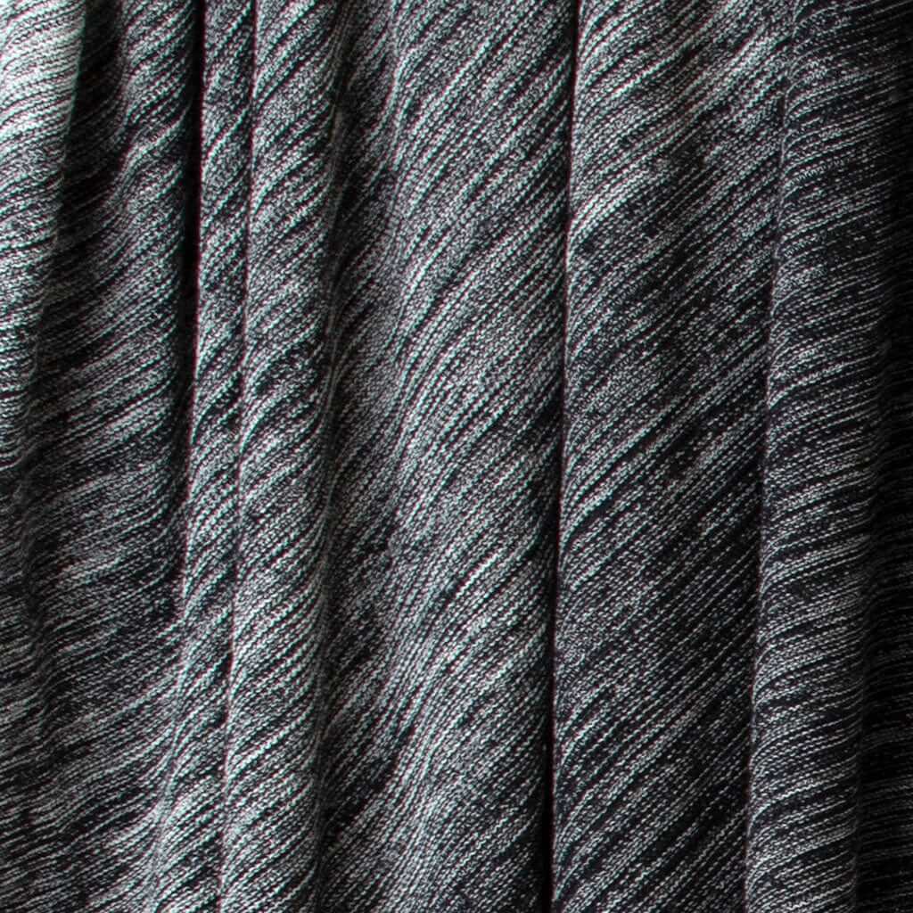 in2green Eco Throw Textured Sustainable Knit Throw Blanket - Textured Ombre