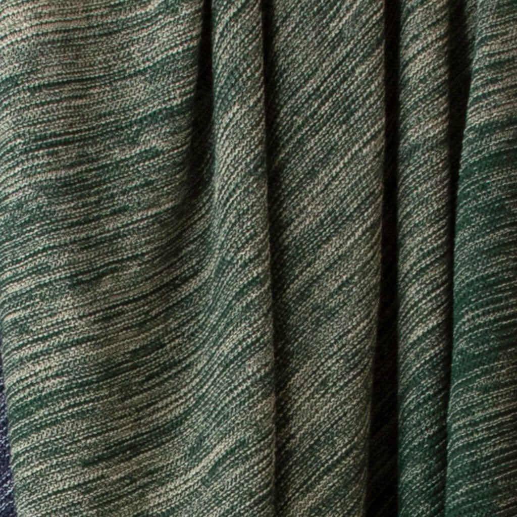 in2green Eco Throw Textured Sustainable Knit Throw Blanket - Textured Ombre