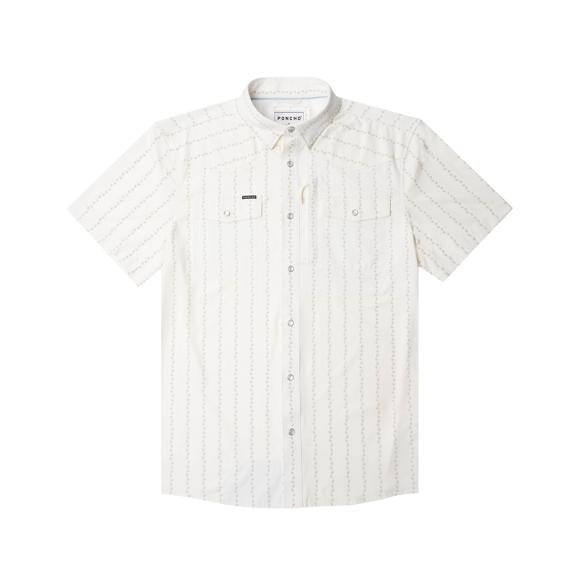product photo of the 1836 blue bonnet striped shirt front