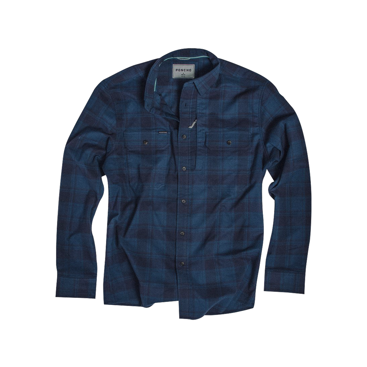product photo of blue goose flannel front