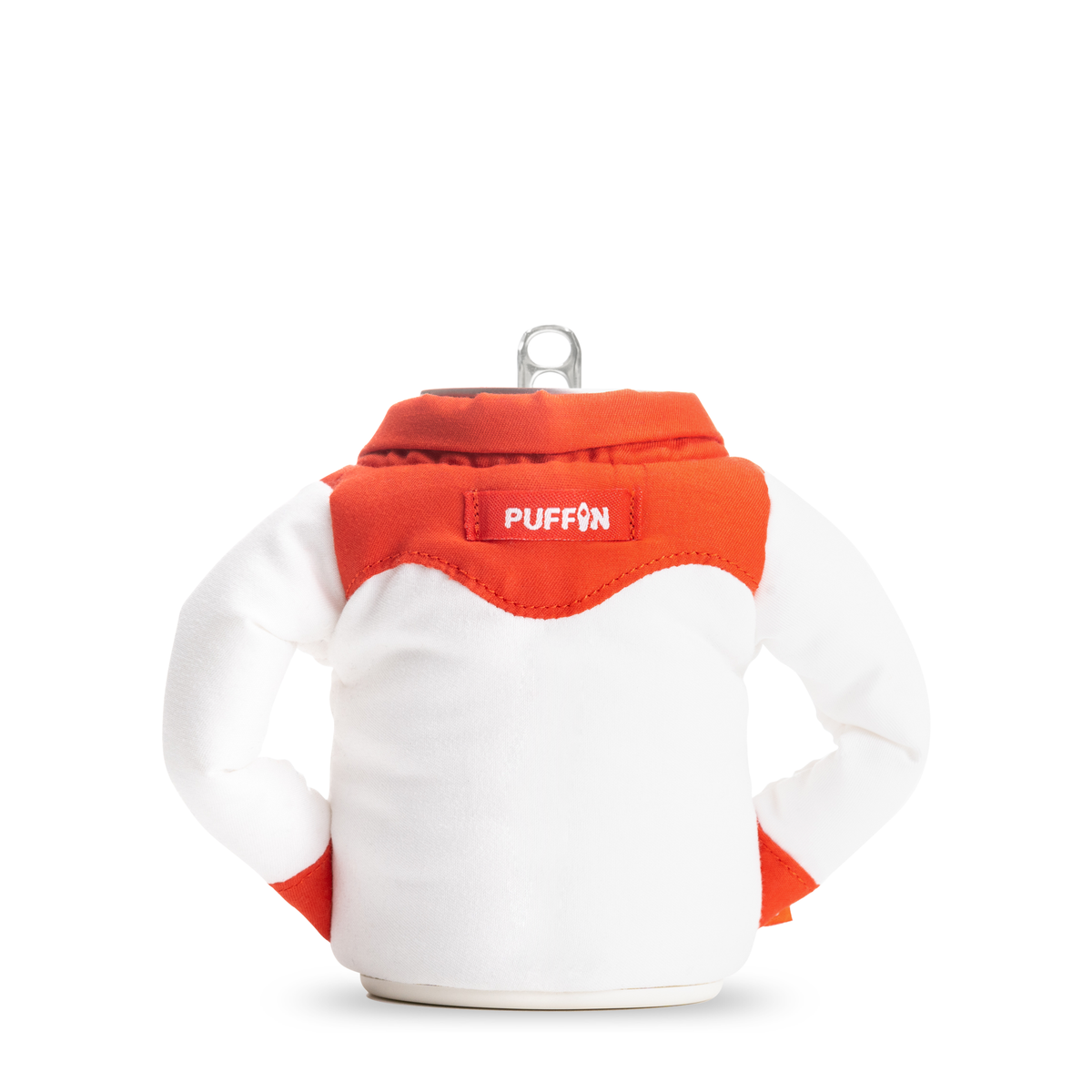 The Howdy - Puffin Drinkwear drink sleeves #color_sandy-white-risky-red