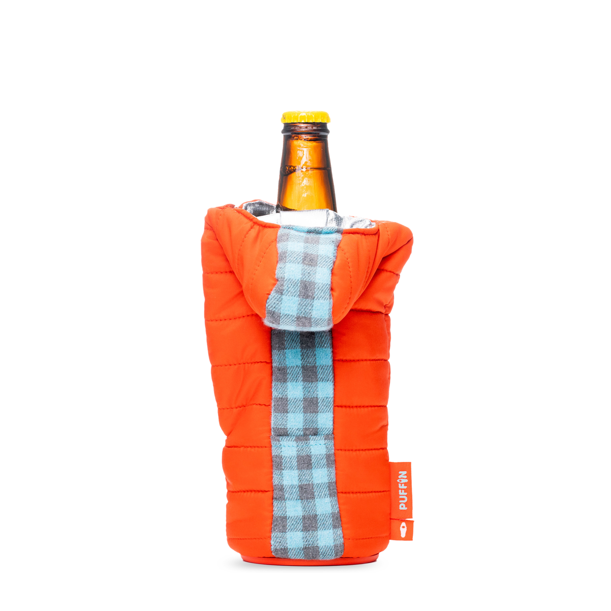 The OG - Puffin Drinkwear drink sleeves #color_puffin-red-crater-blue