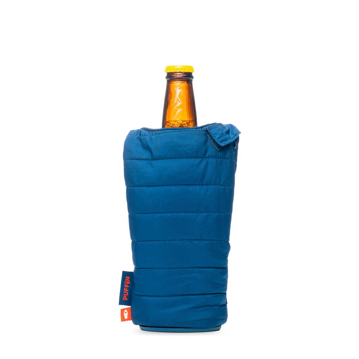 The OG - Puffin Drinkwear drink sleeves #color_sailor-blue-puffin-red