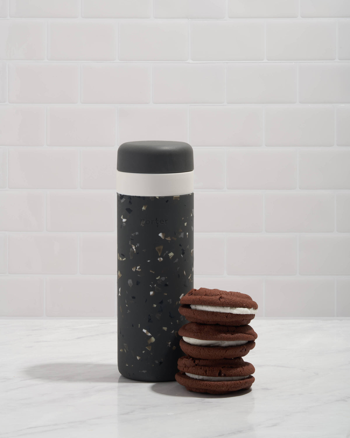 Terrazzo Charcoal 20 oz