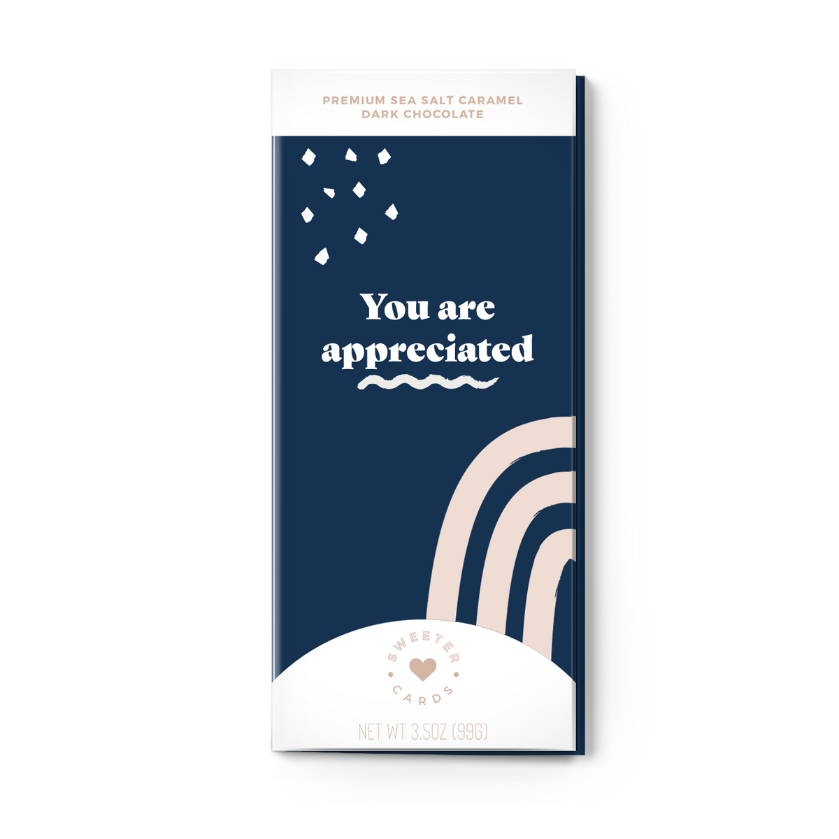 YOU ARE APPRECIATED Chocolate-Filled Card