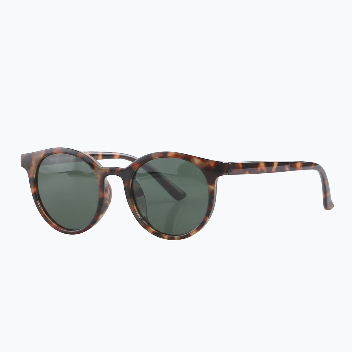Jaxy Havana Haze Round sunglasses — side view #Color_Tortoise