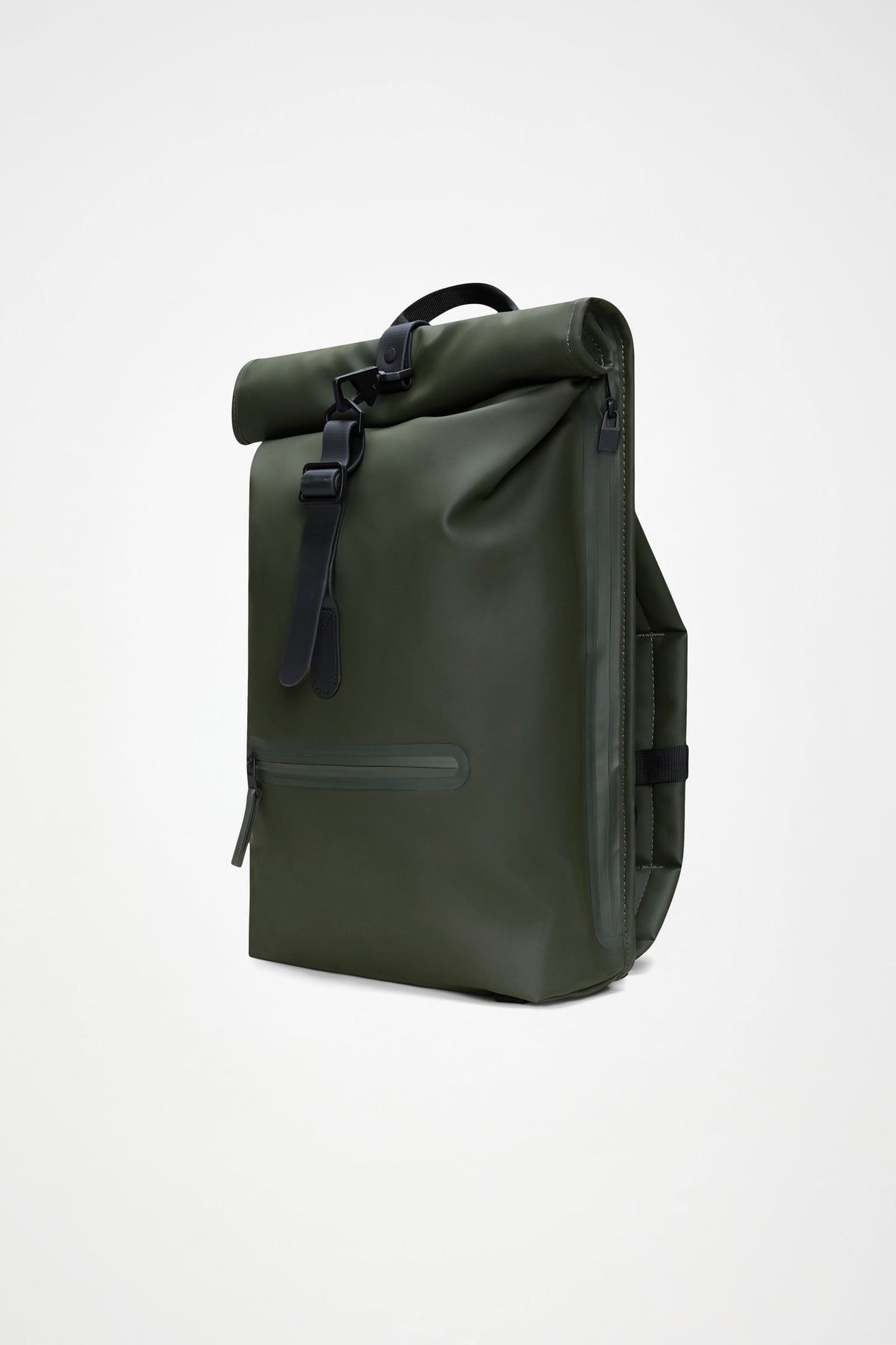 RAINS Rolltop Rucksack Green 17L H60 x D11 x W32 cm Backpack