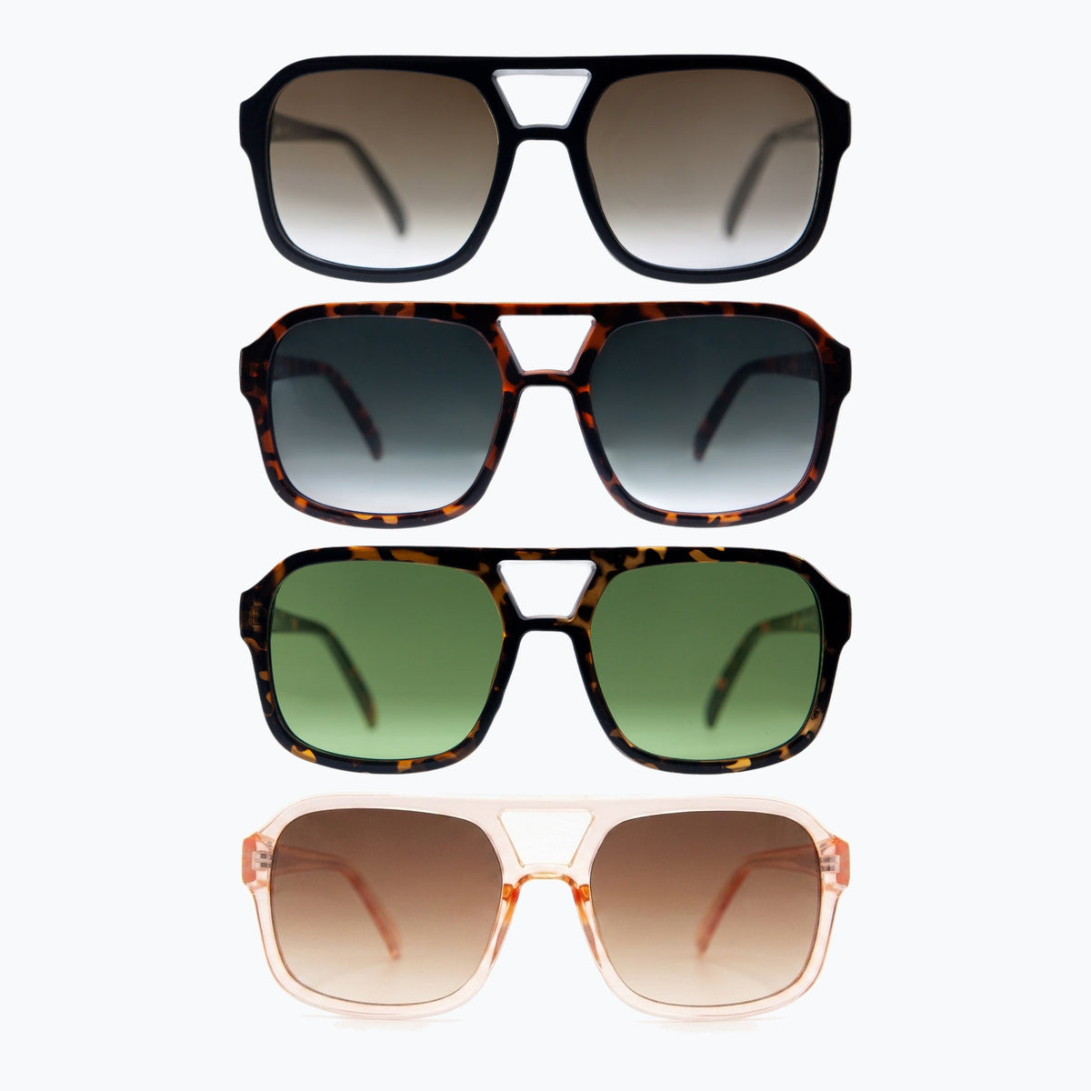 Jaxy Diplomat — Classic Aviator sunglasses in Black