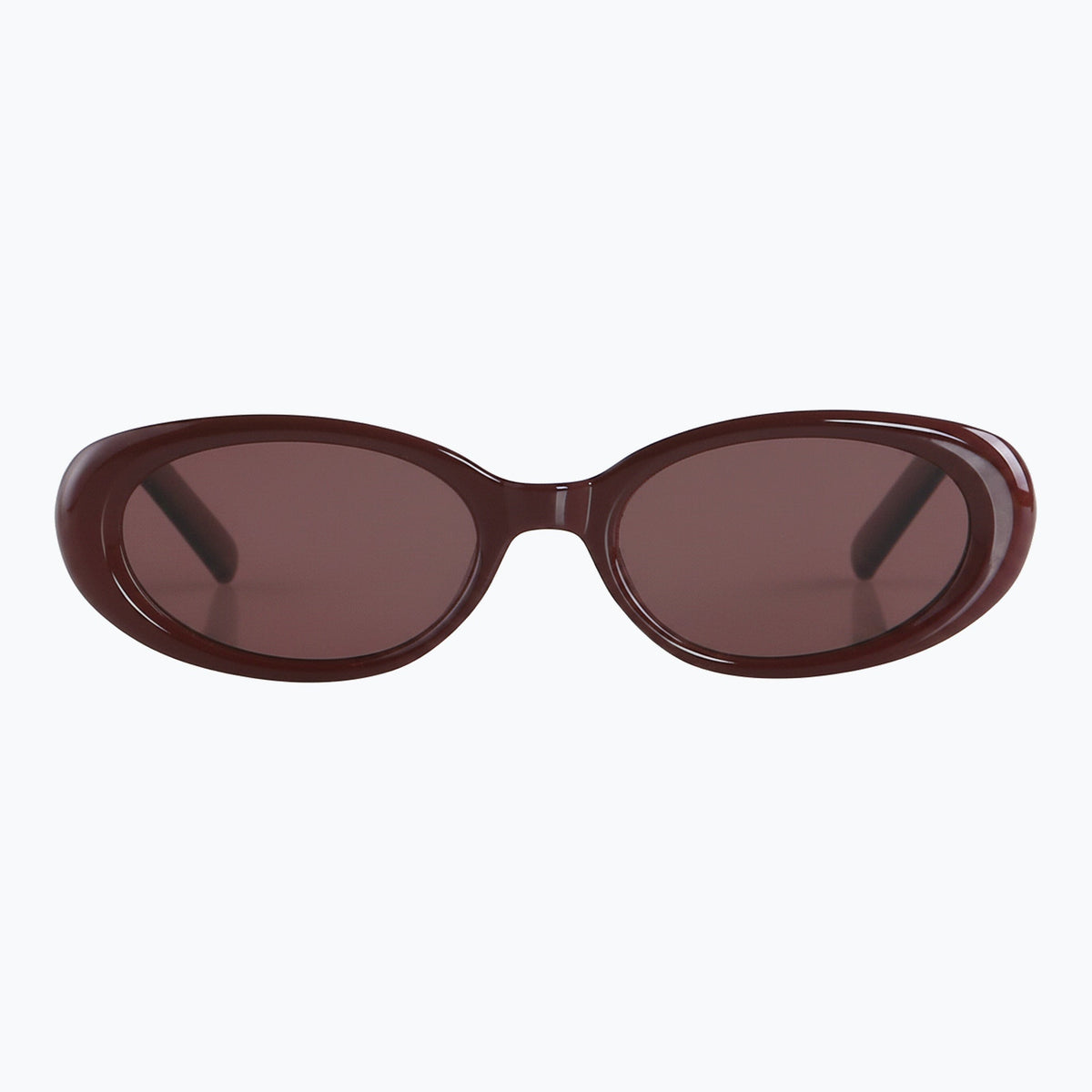 Jaxy Scarlet in Burgundy — Oval Polarized sunglasses