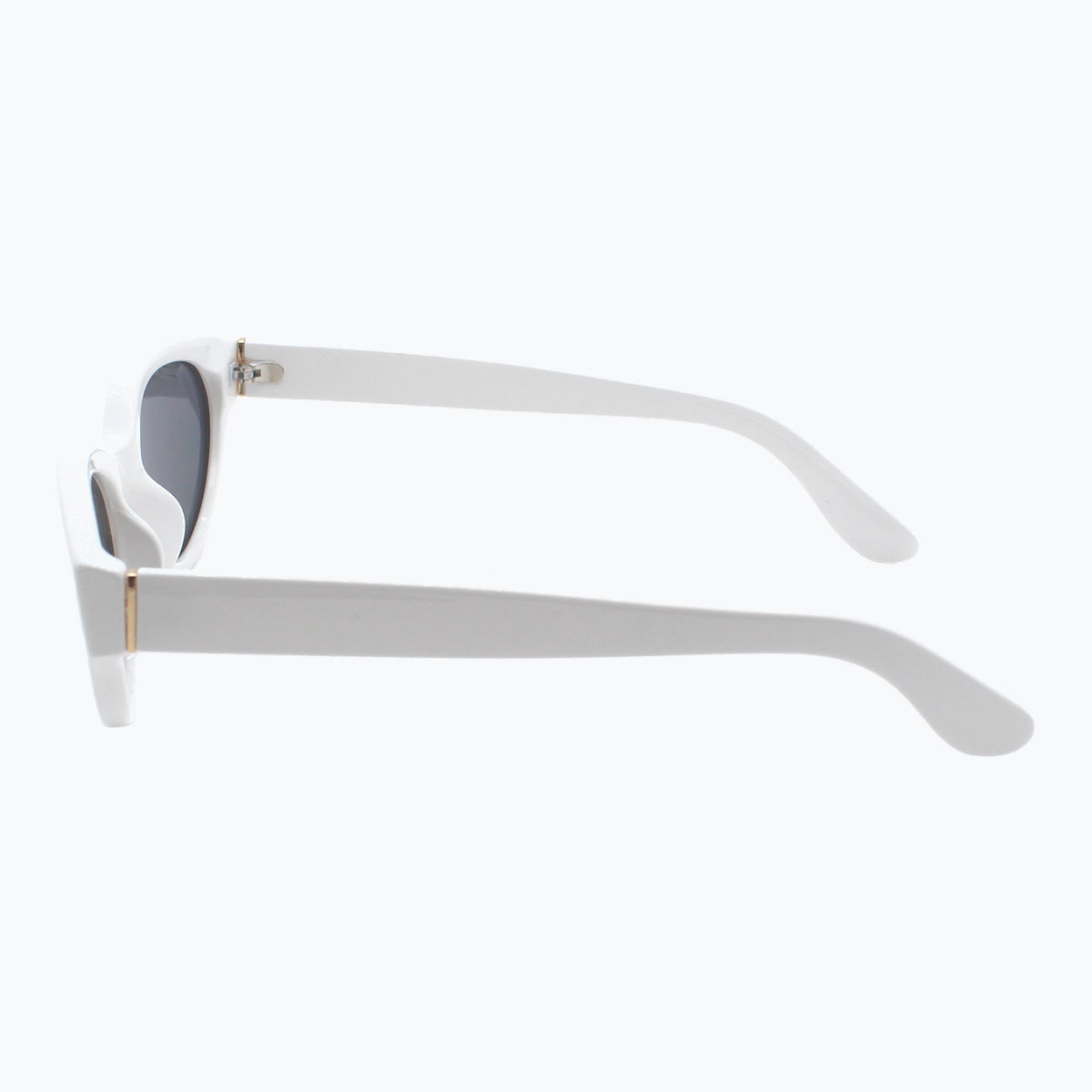 Jaxy Monroe Cat-eye sunglasses — other-side view #Color_White