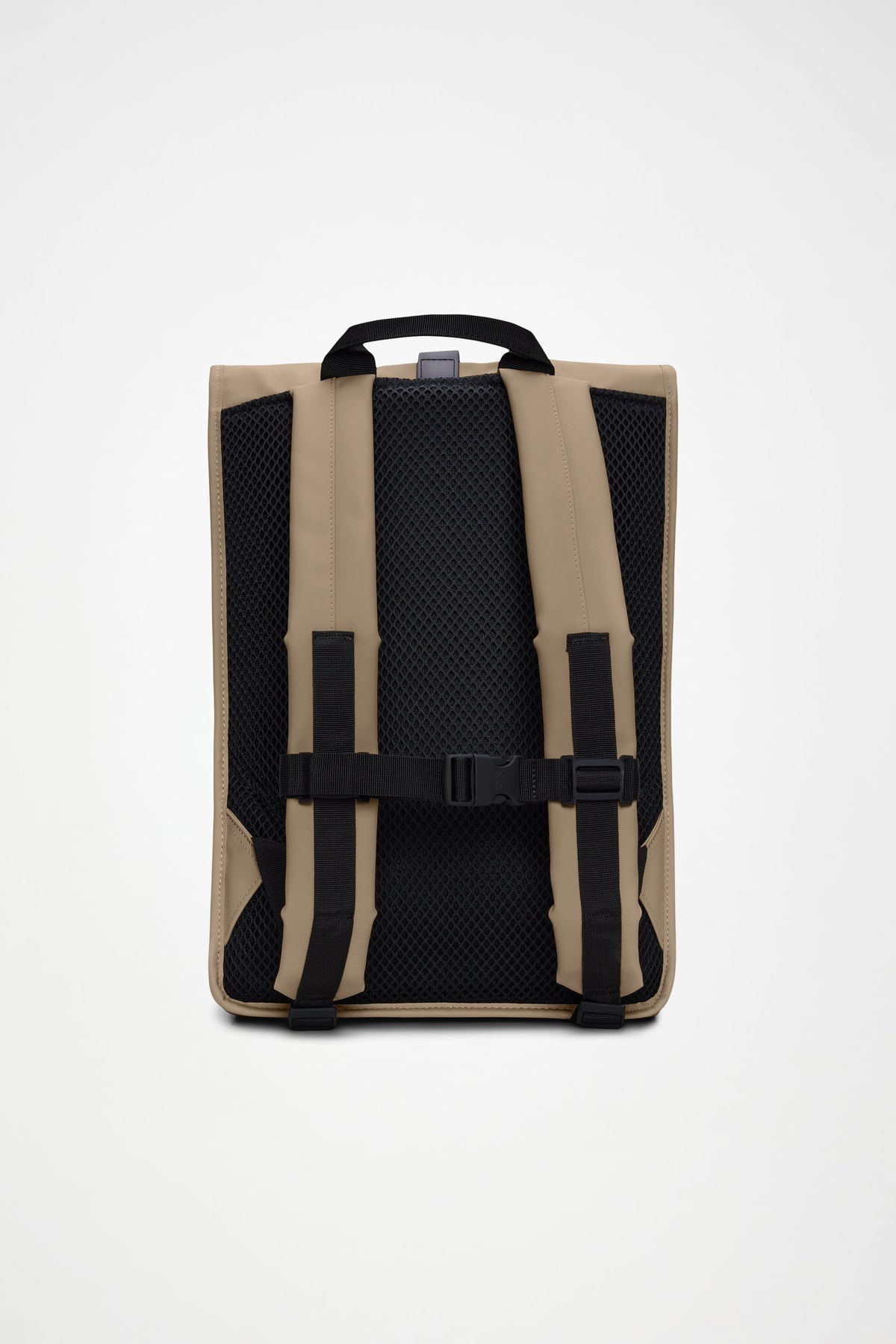 RAINS Rolltop Rucksack Beige 17L H60 x D11 x W32 cm Backpack