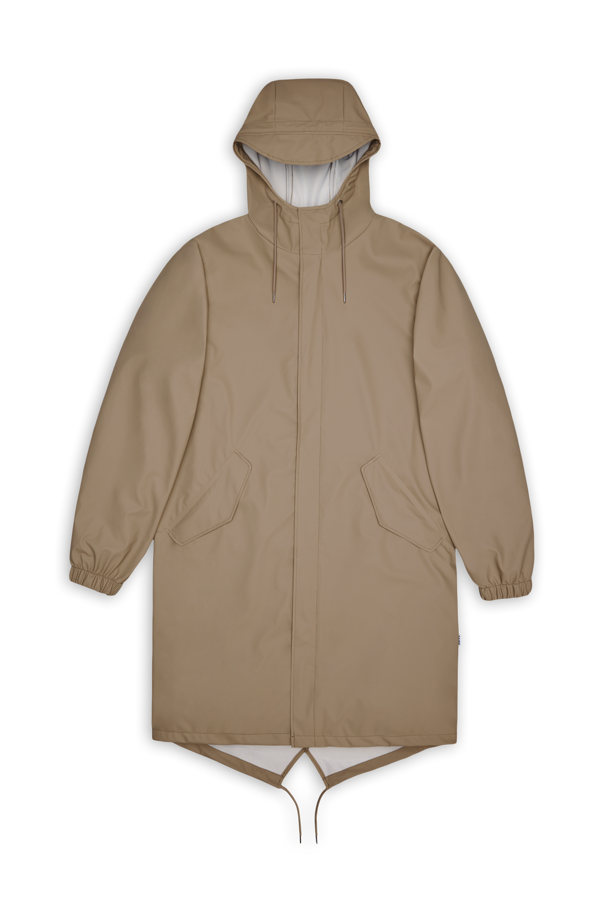 RAINS Fishtail Parka Beige Jacket