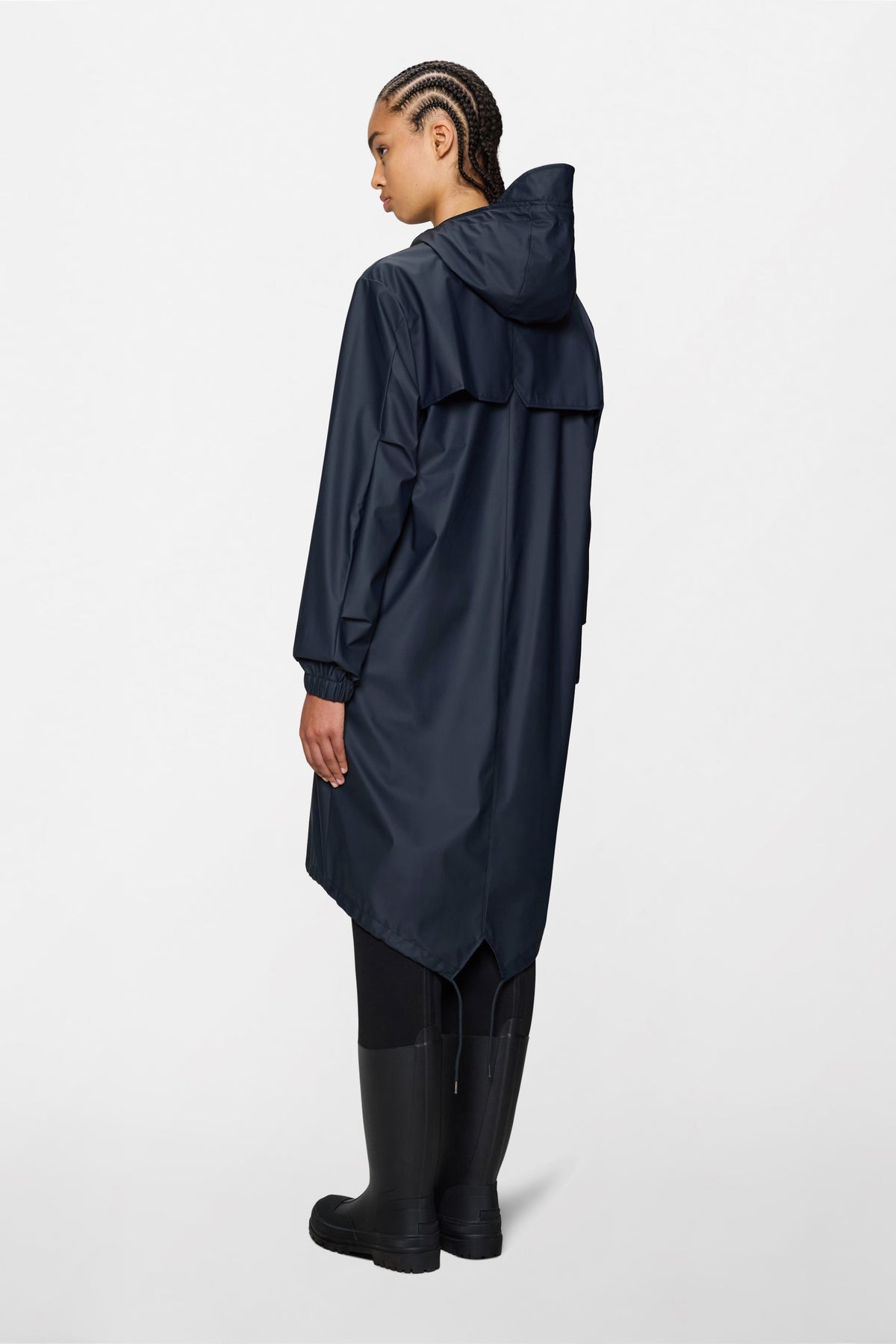 RAINS Fishtail Parka Navy Jacket