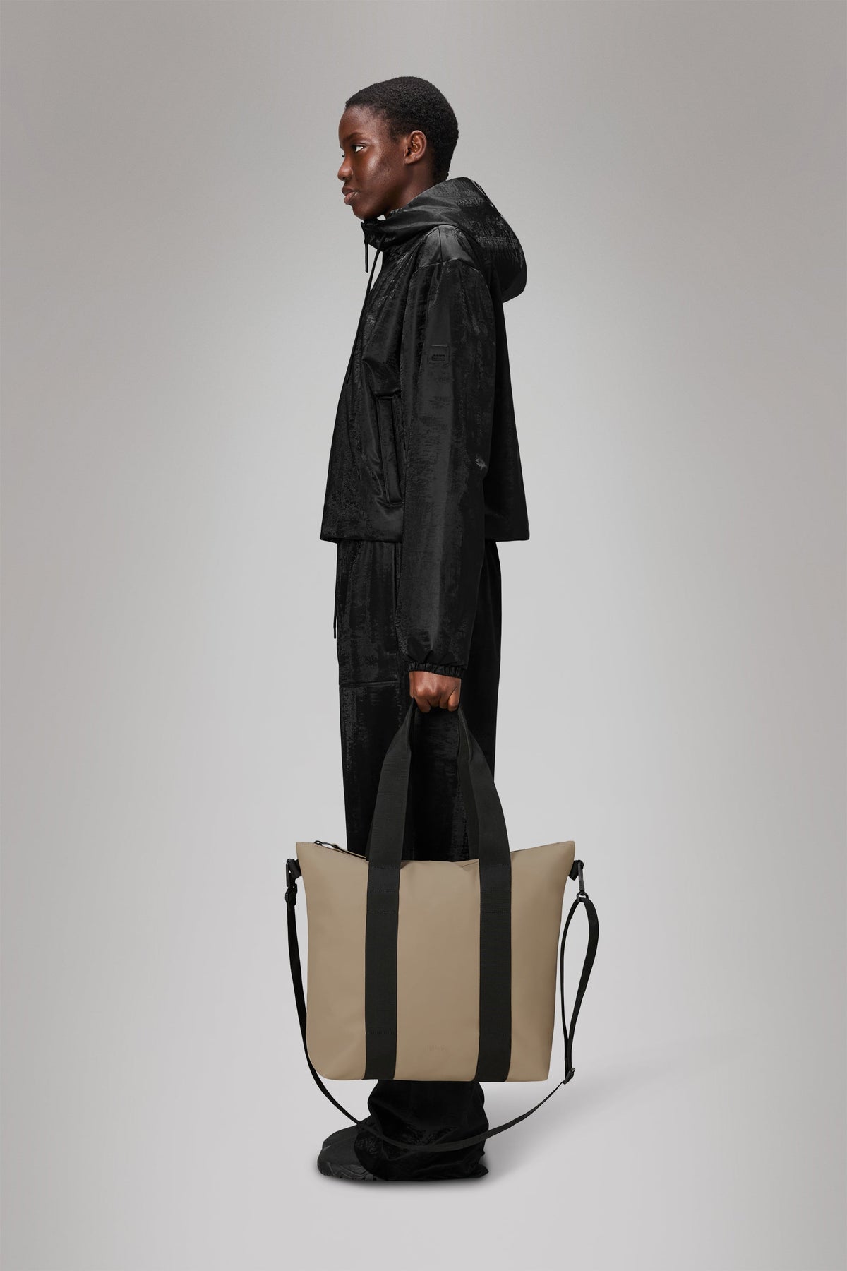 RAINS Tote Bag Mini Beige 16L H36 x D13 x W40 cm Tote