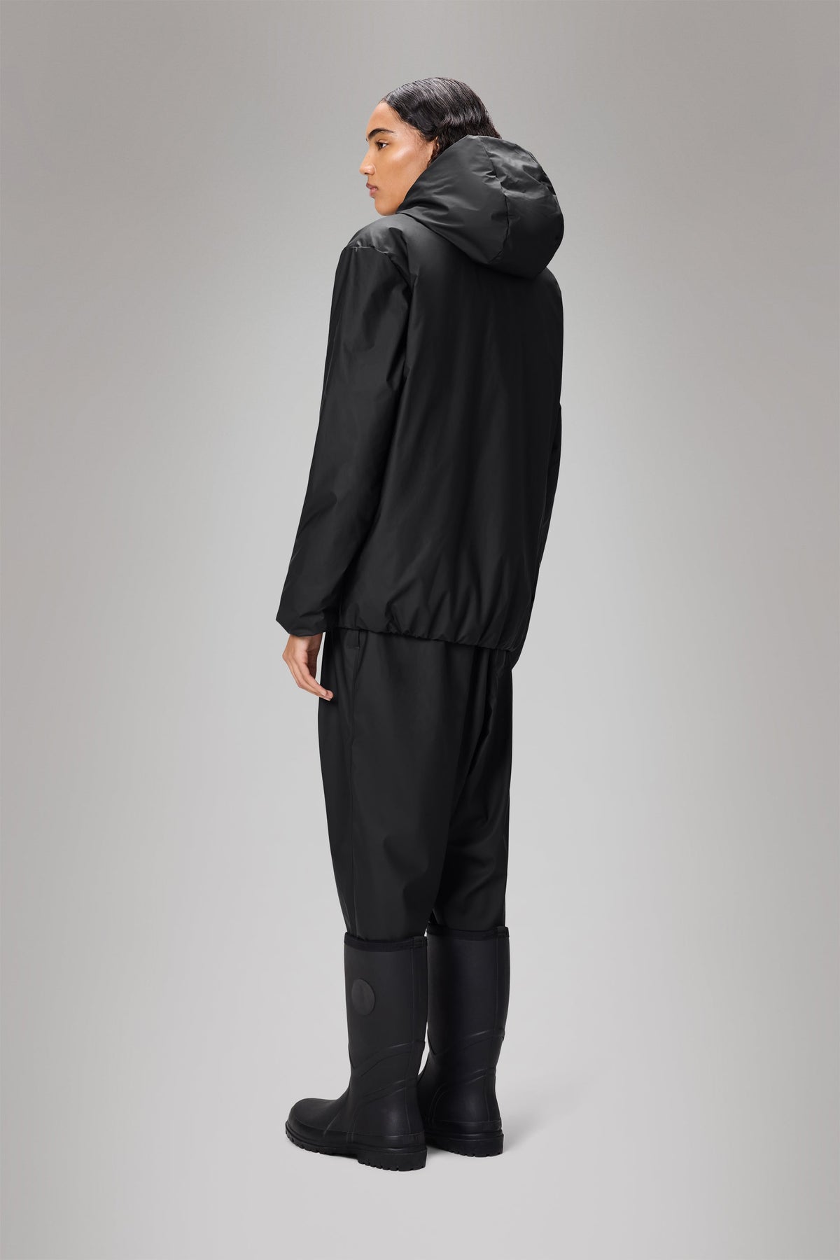 RAINS Lohja Insulated Jacket Black Jacket