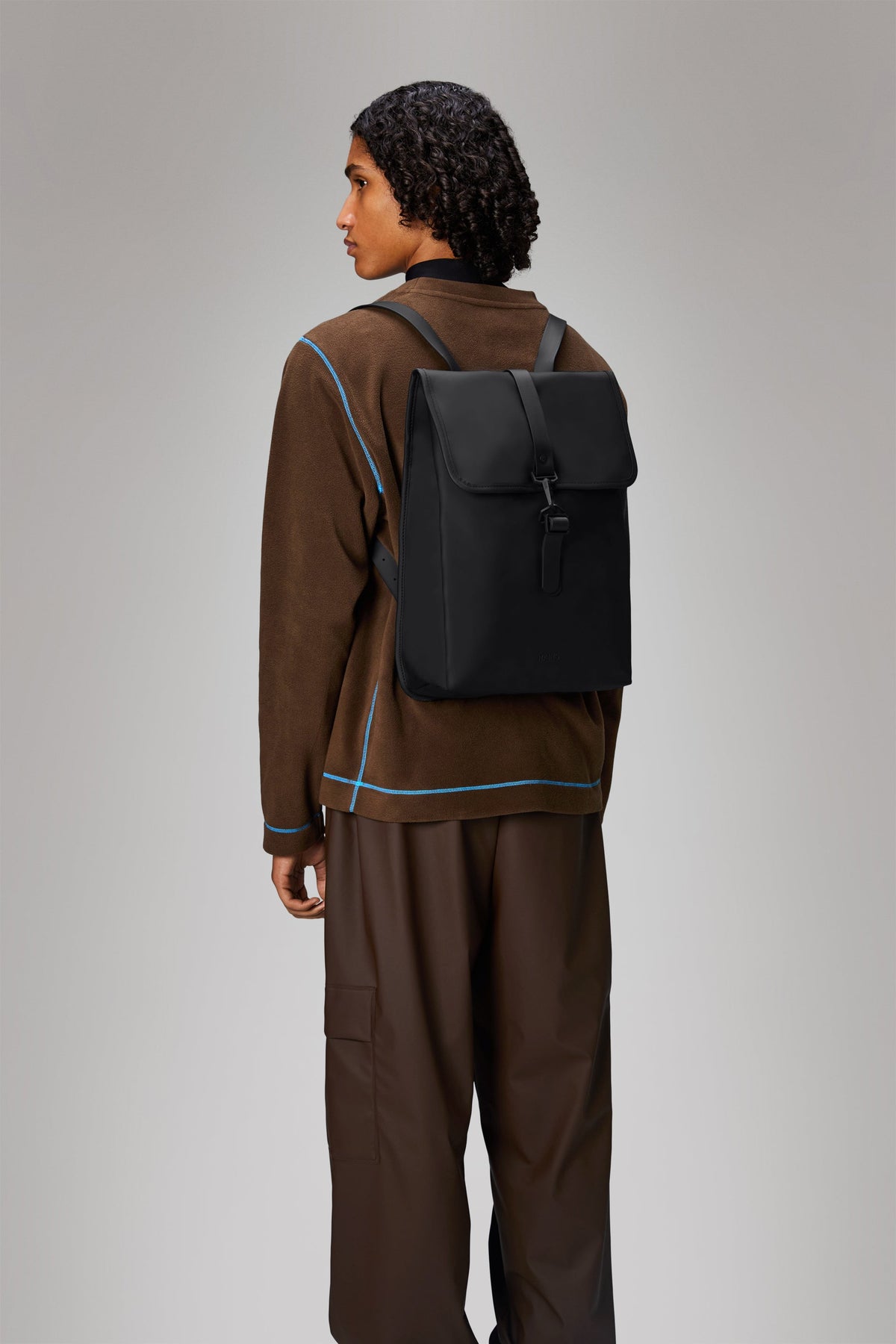 RAINS Rucksack Black Backpack