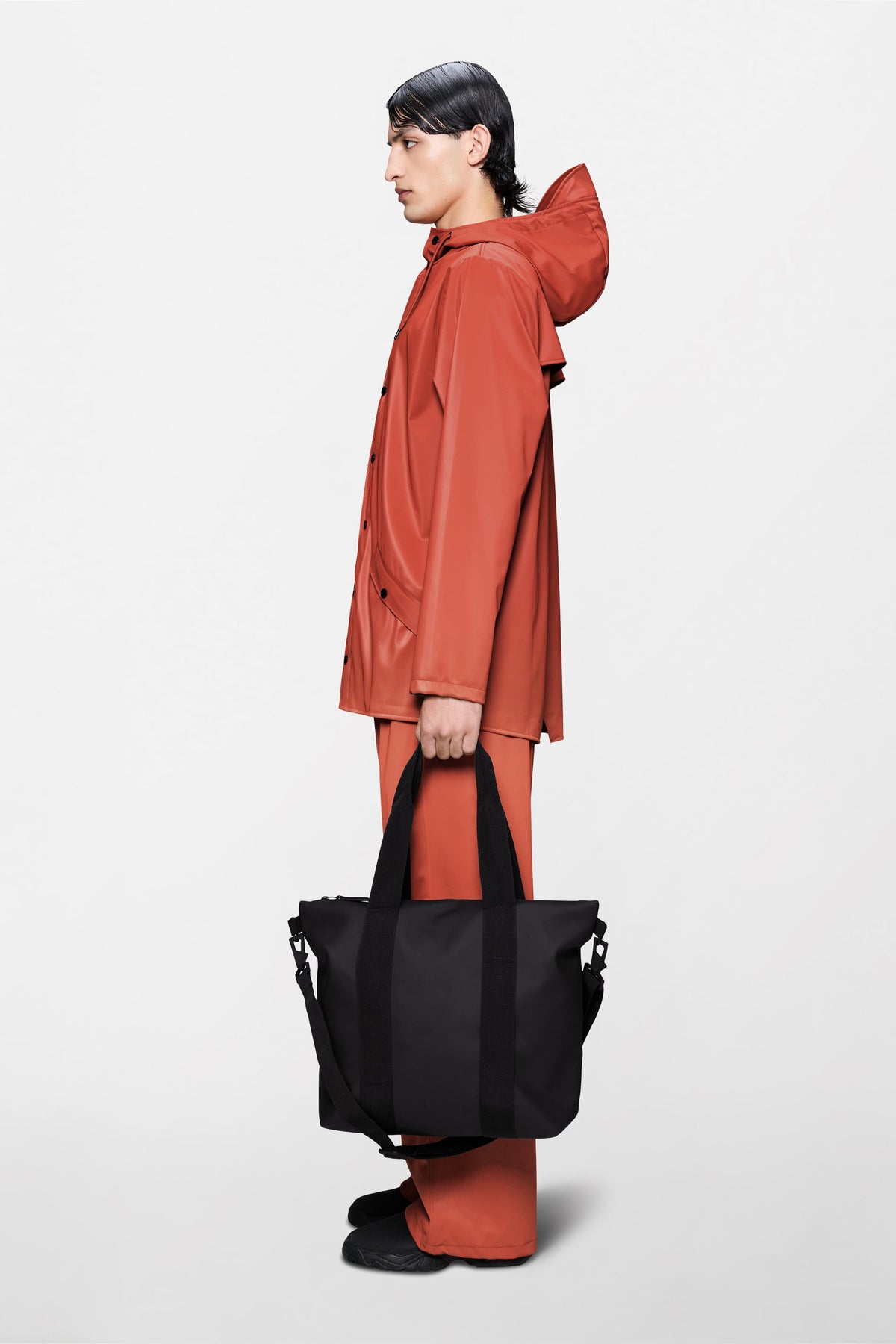 RAINS Tote Bag Mini Black Tote