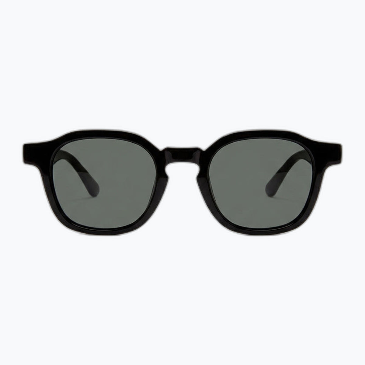 Jaxy Windsor in Black — Square Polarized sunglasses