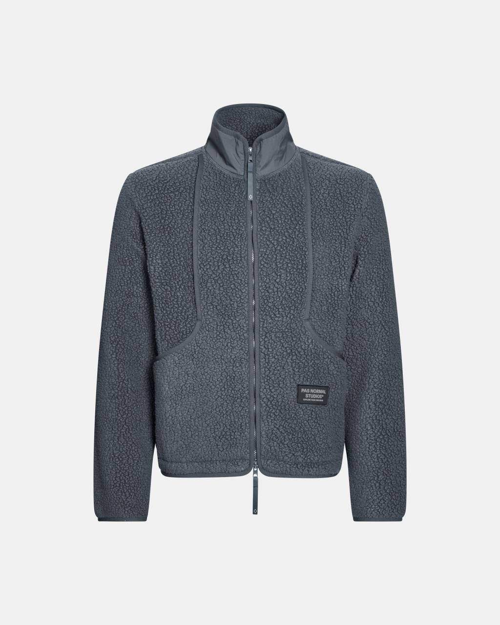 Men's Off-Race Pile Fleece Jacket - Steel