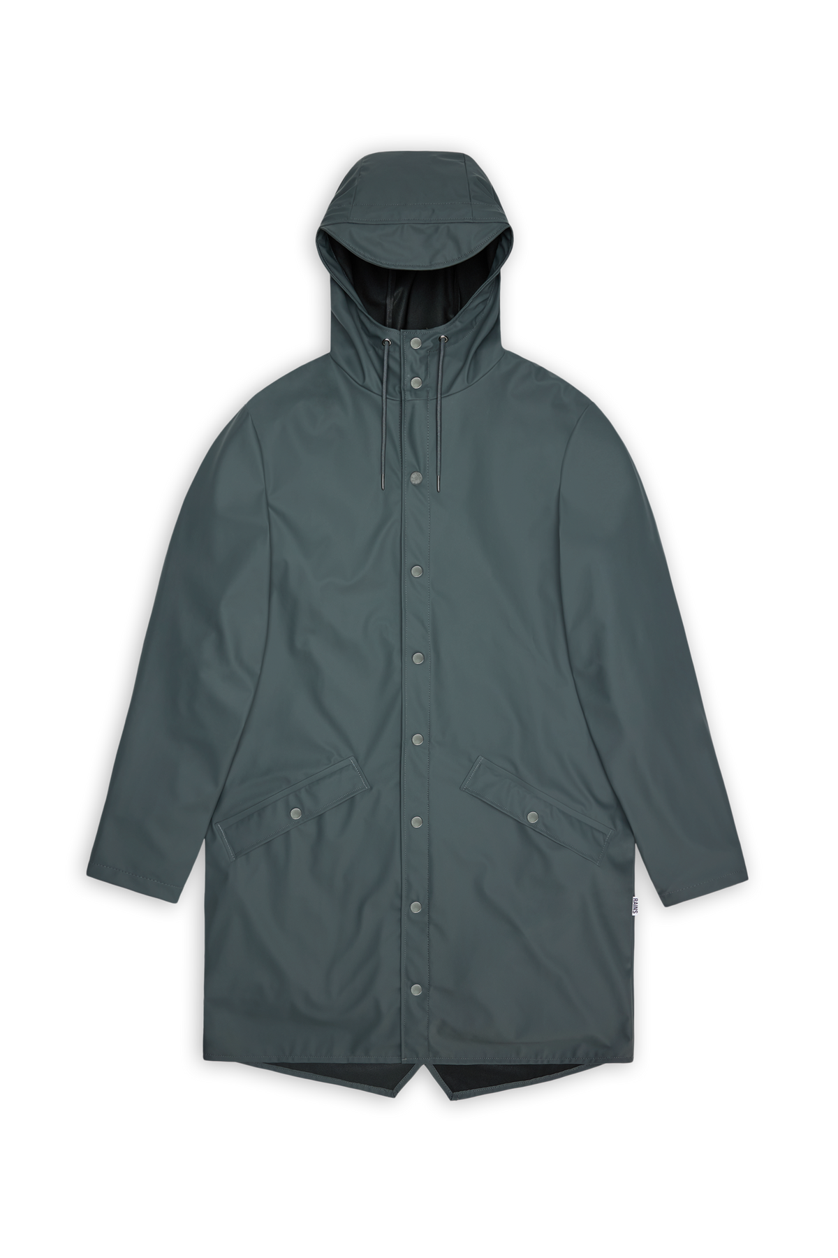 RAINS Long Jacket Dark Grey Jacket