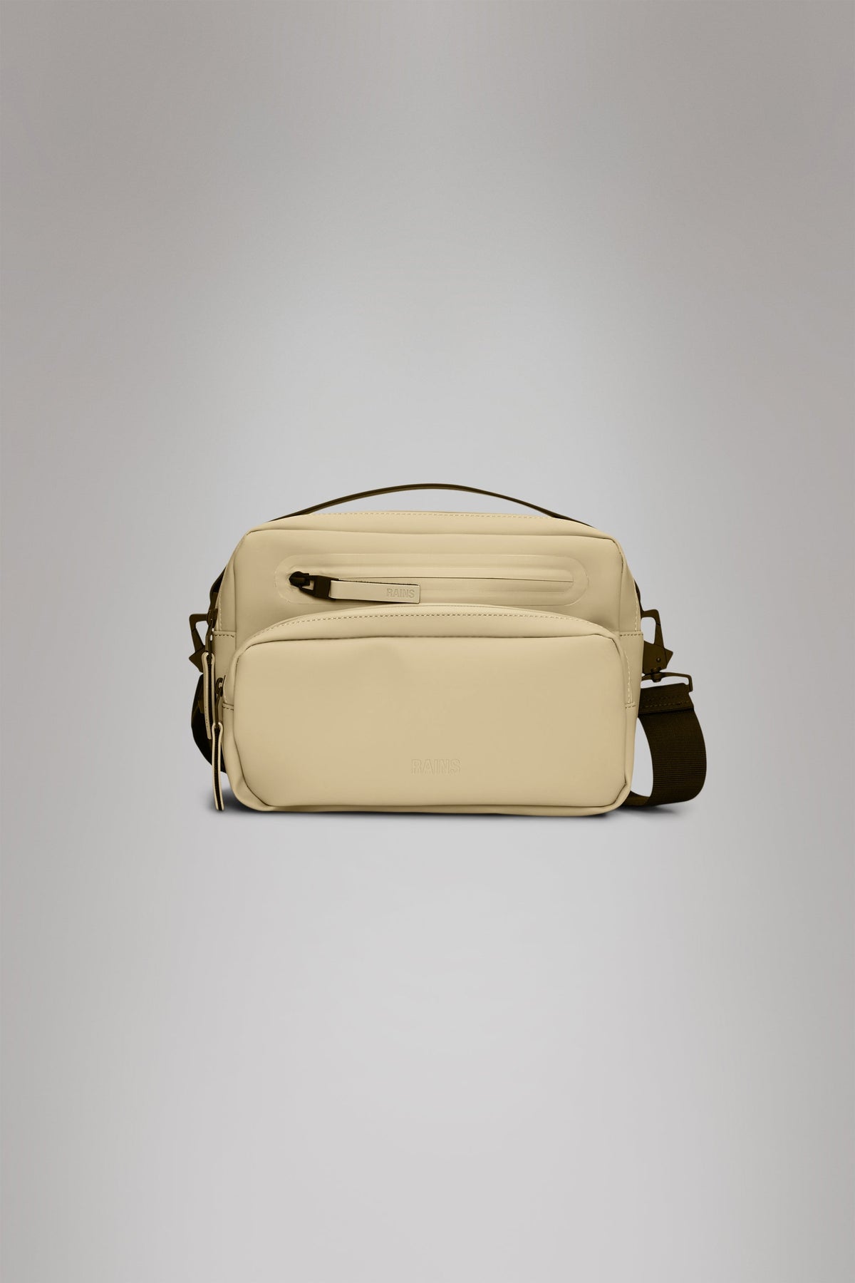 RAINS Cargo Box Bag Sand Crossbody
