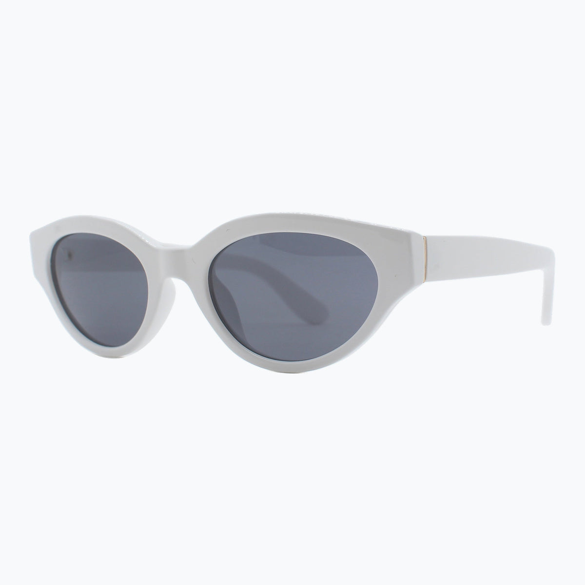Jaxy Monroe Cat-eye sunglasses — side view #Color_White