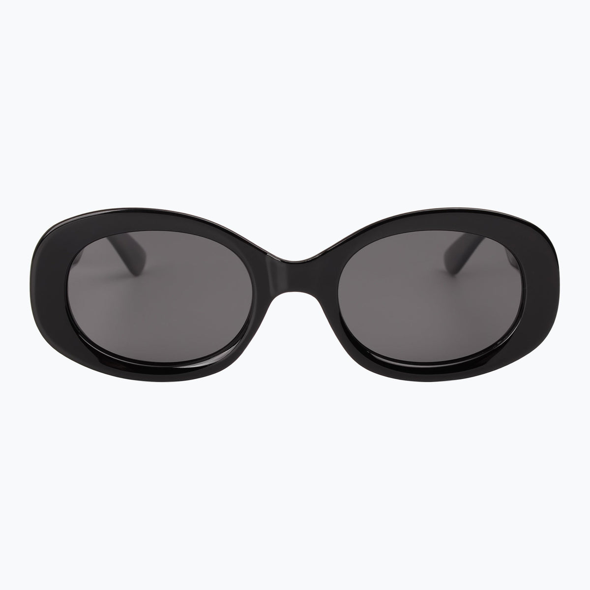 Jaxy Deco in Black — Oval Polarized sunglasses