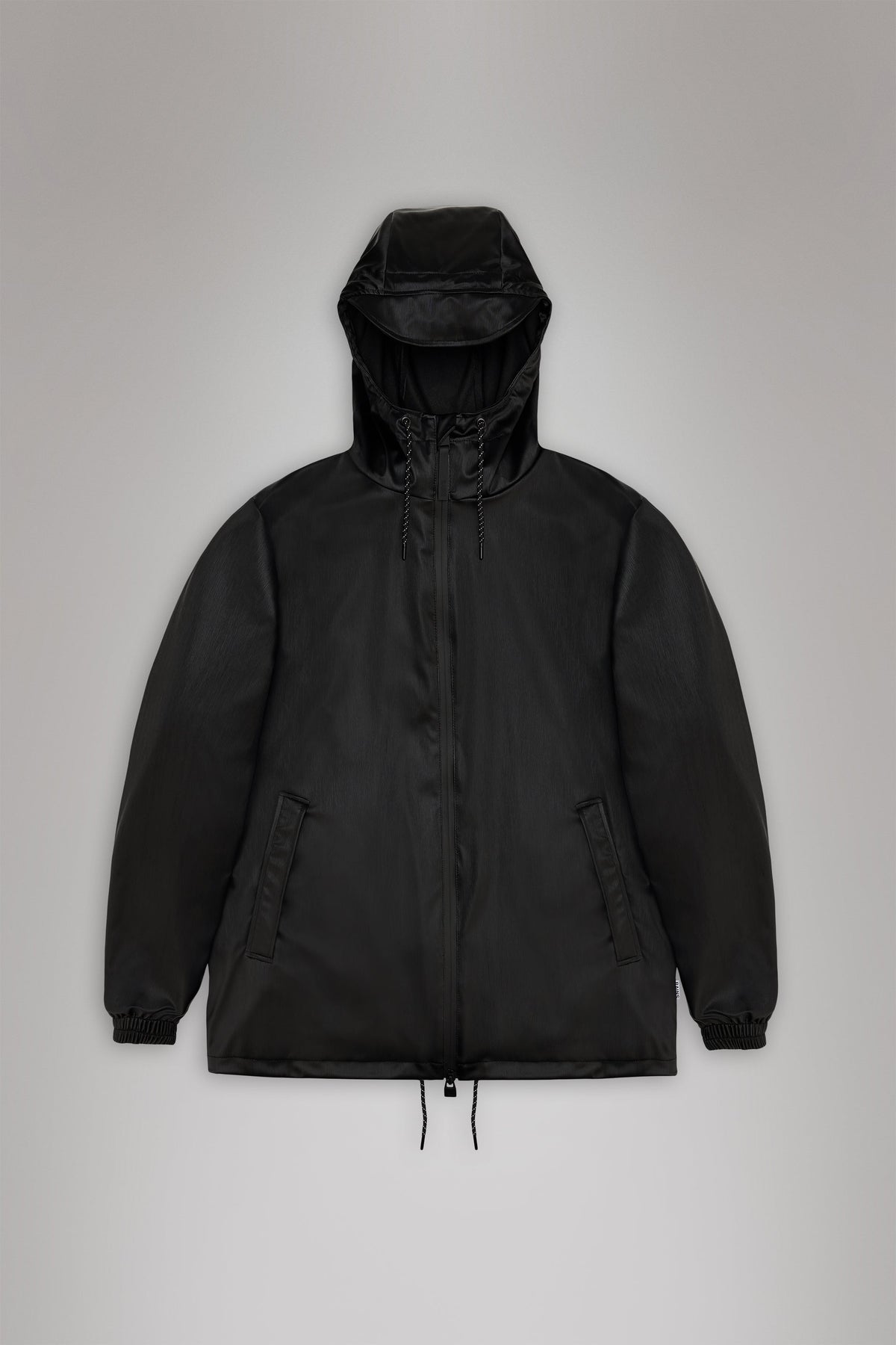 RAINS Storm Breaker Black Grain Jacket