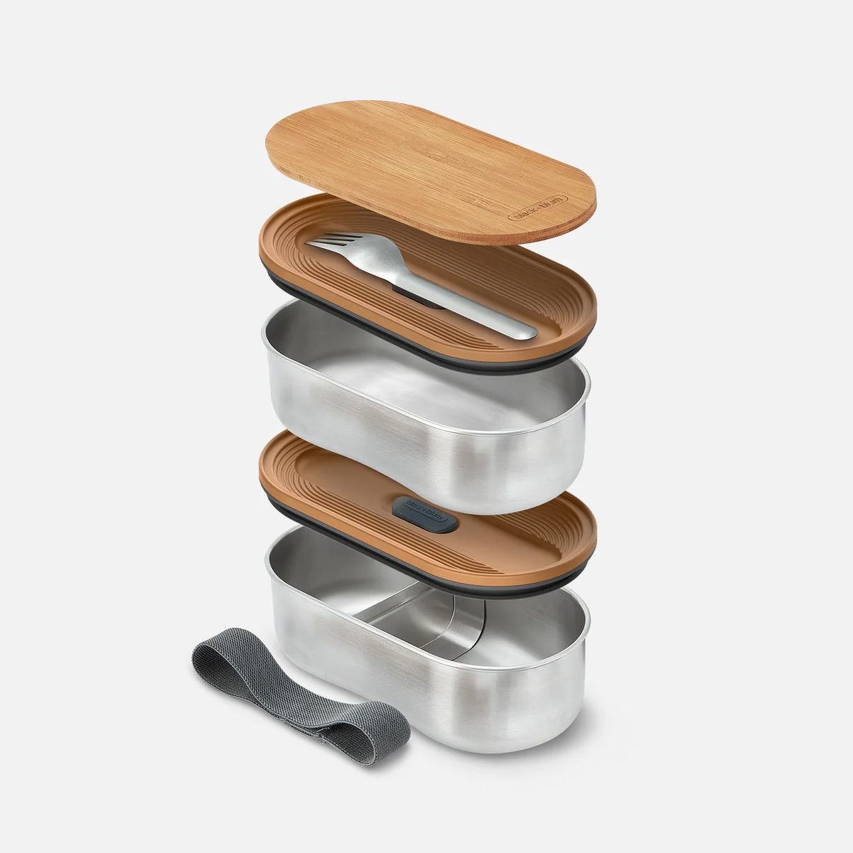 Stainless Steel Double Bento Box - 17 oz