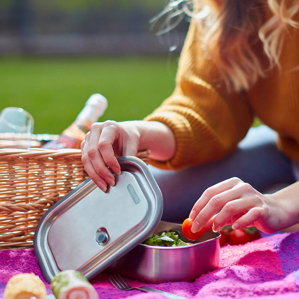 Stainless Steel Lunch Box Large - 1L