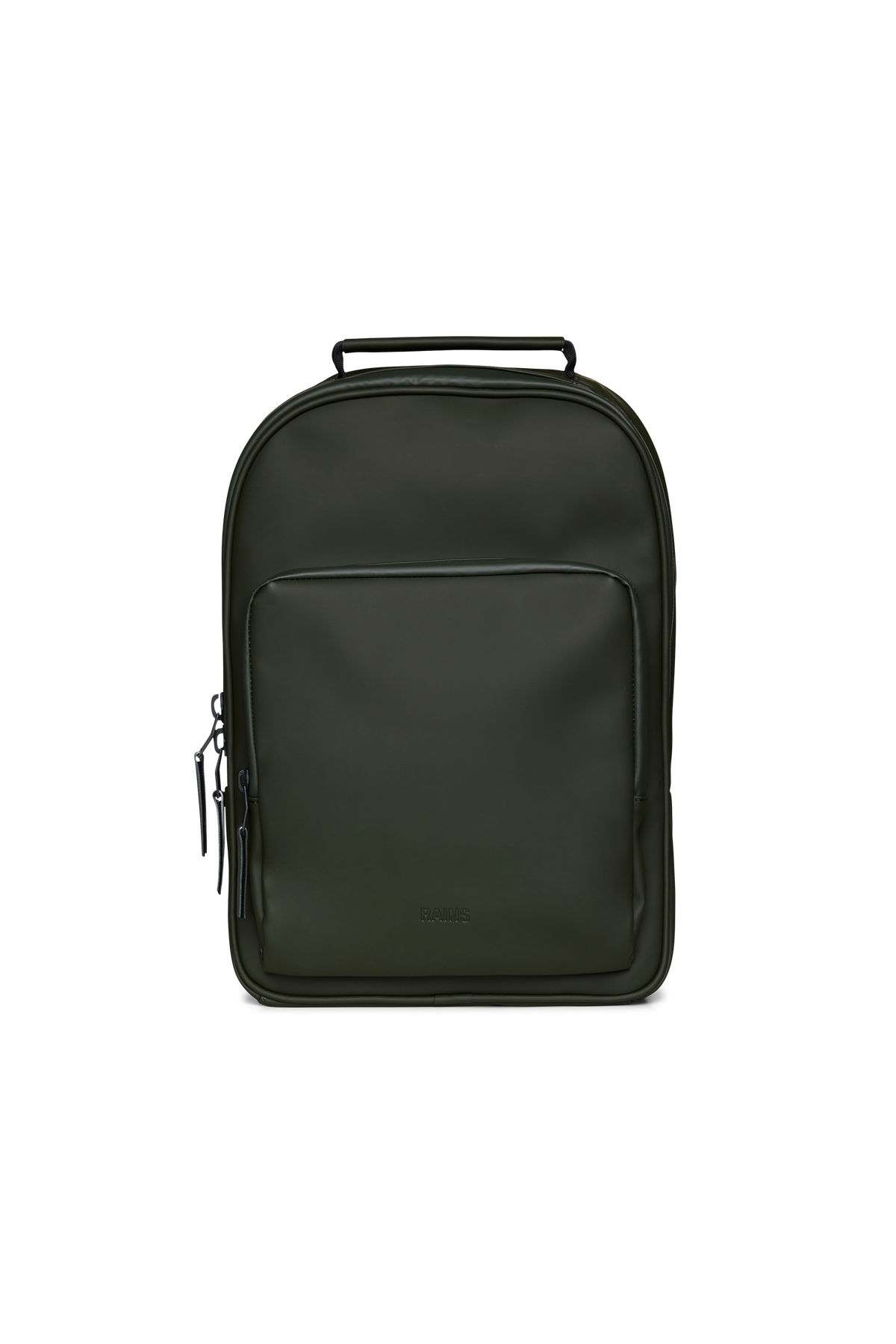 RAINS Book Daypack Green 10.50L H40 x D10 x W27 cm Backpack
