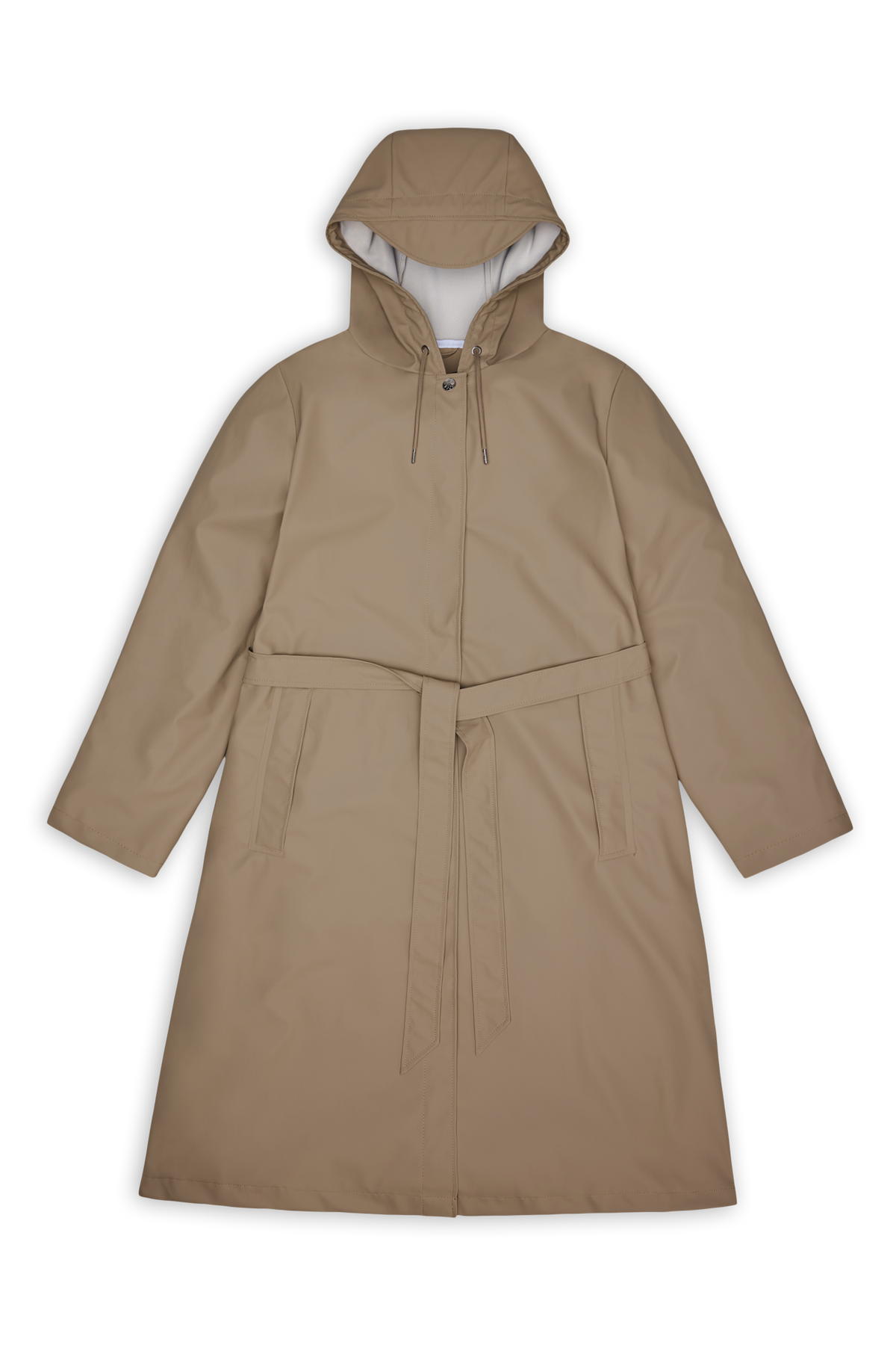 RAINS A-Line Longer W Jacket Beige Jacket