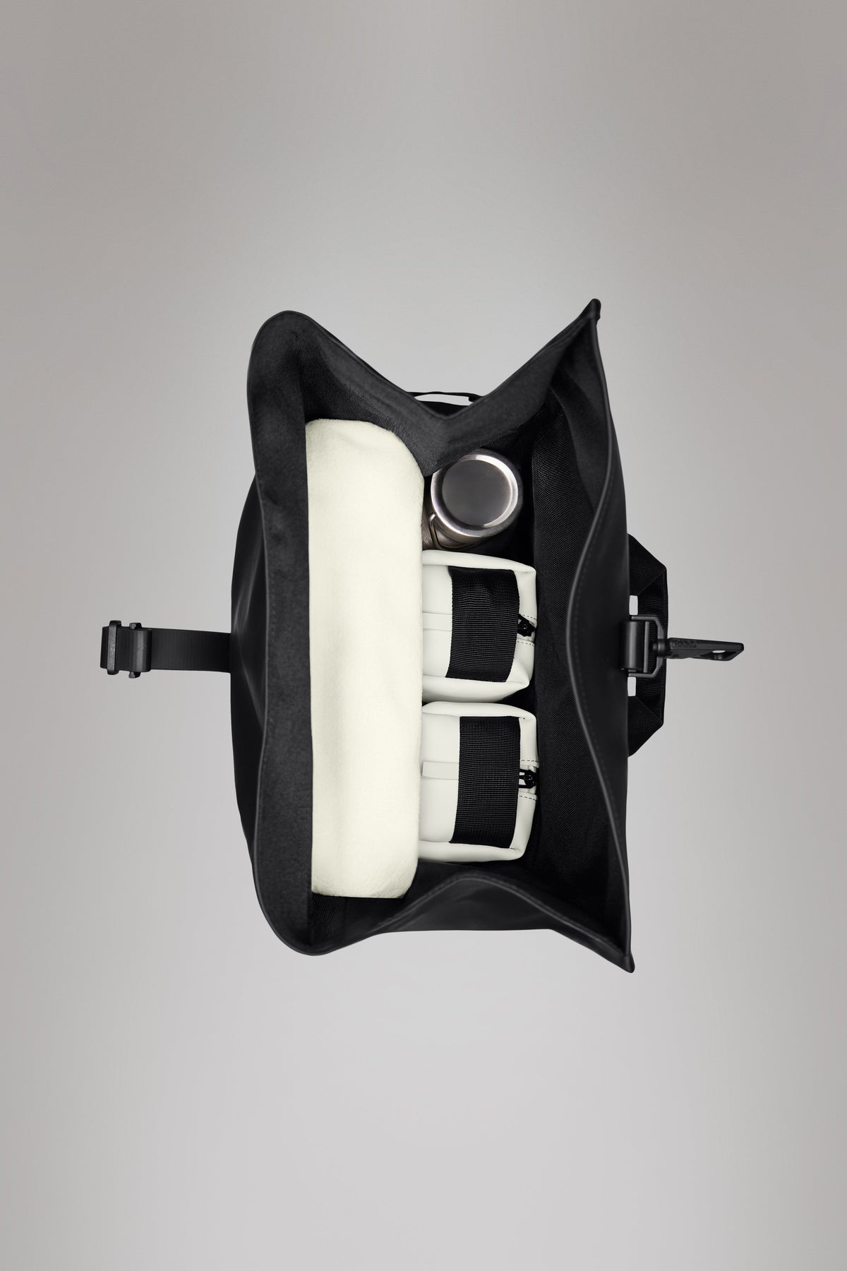 RAINS Rolltop Rucksack Large Green Backpack