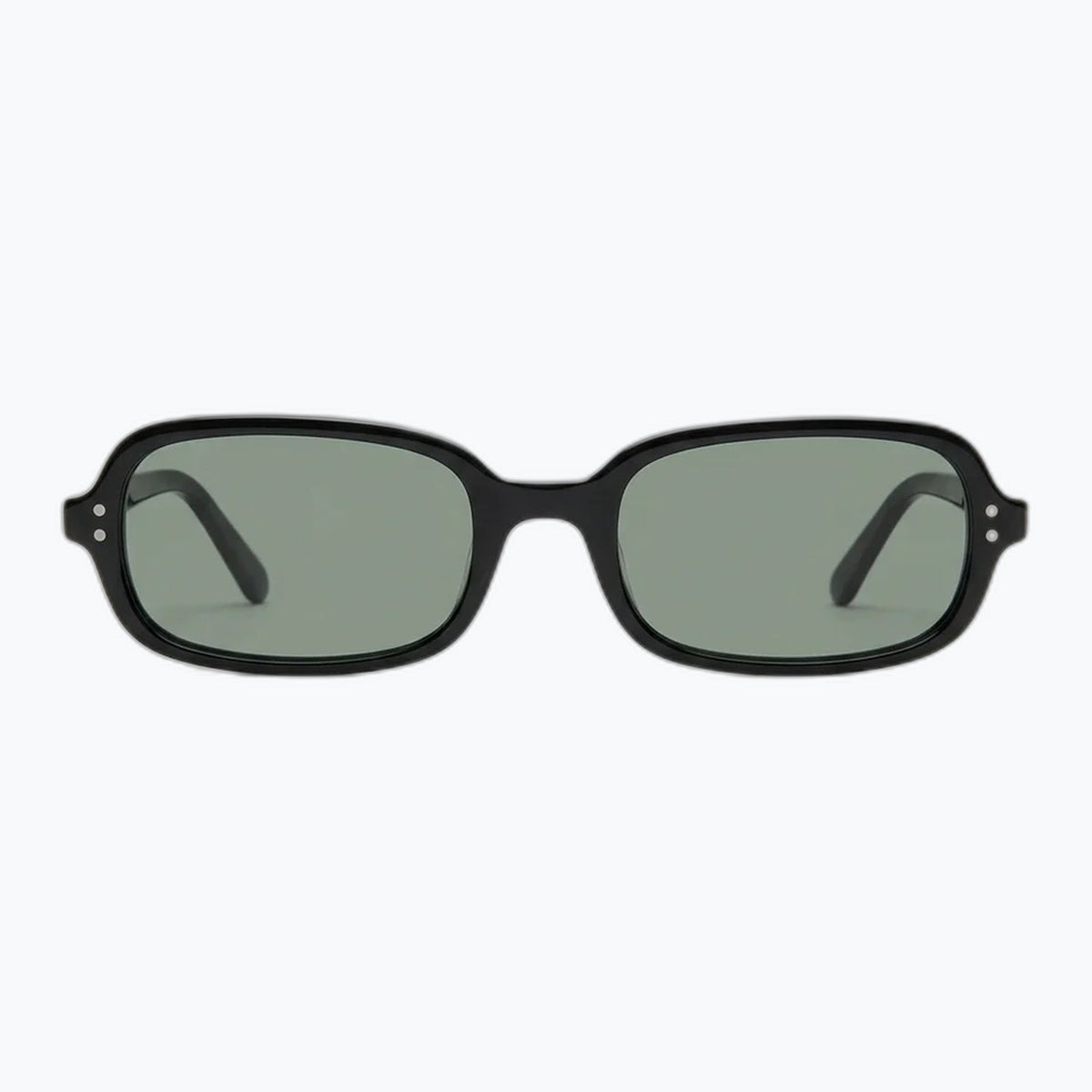 Jaxy Palm State in Black — Square Polarized sunglasses