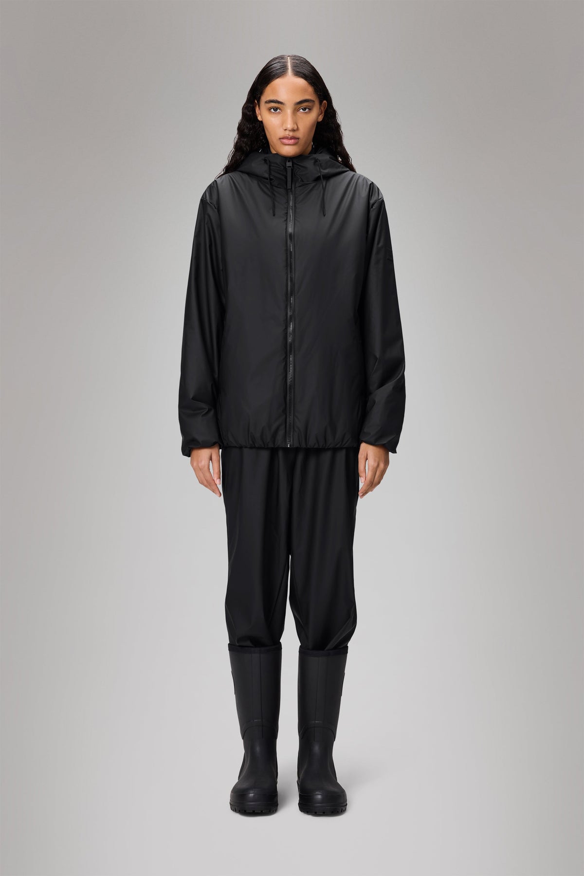 RAINS Lohja Insulated Jacket Black Jacket