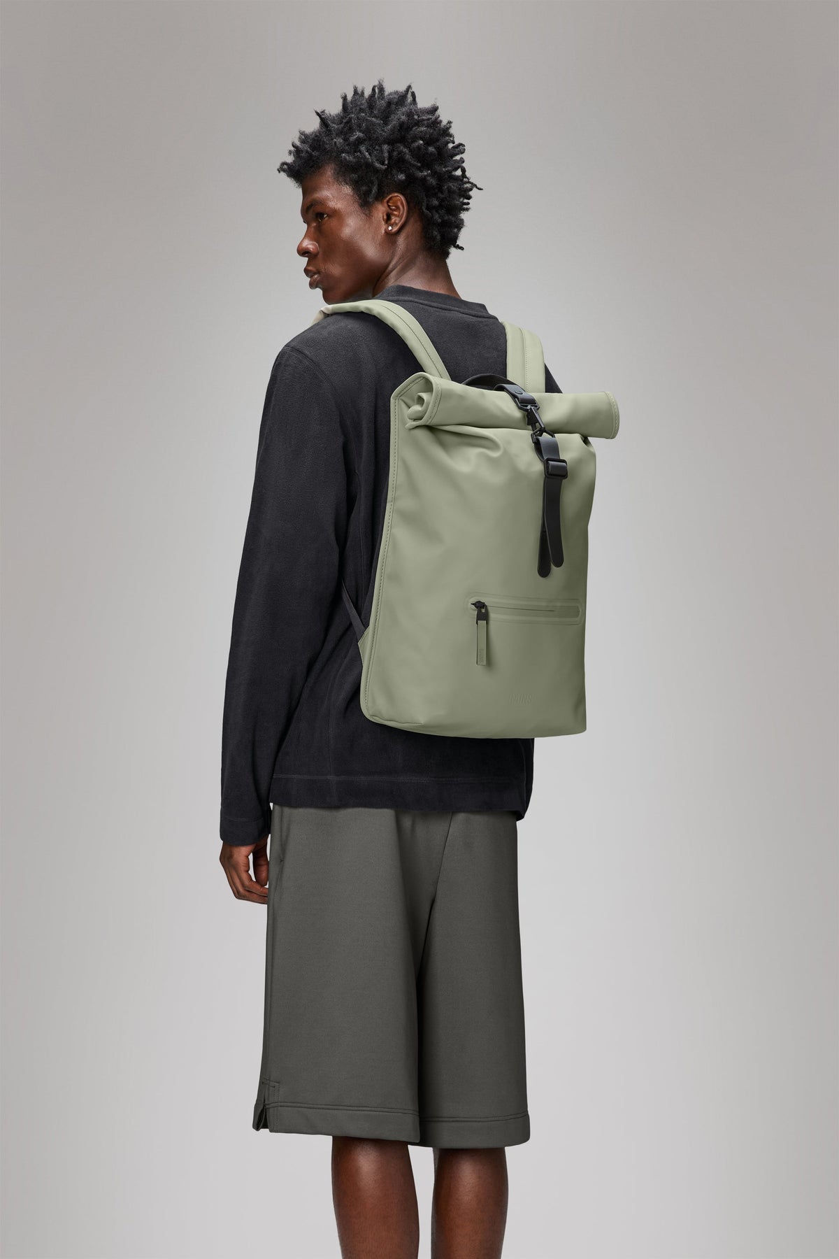 RAINS Rolltop Rucksack Drift 17L H48 x D11 x W32 cm Backpack
