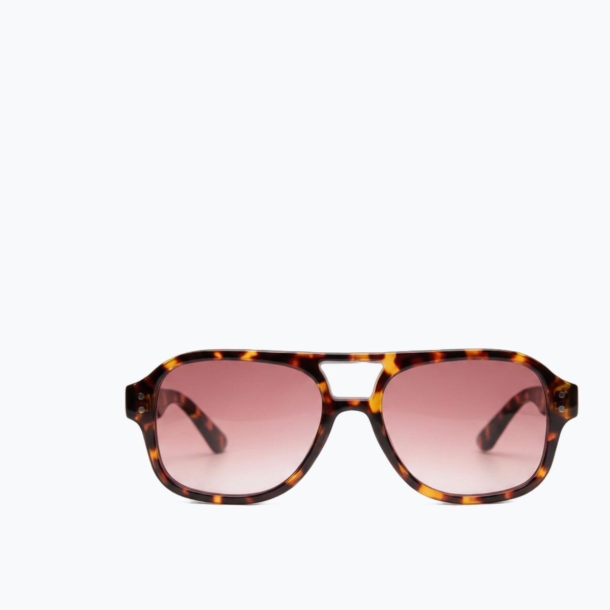 Jaxy Captain in Tortoise/Rose — Aviator Polarized sunglasses