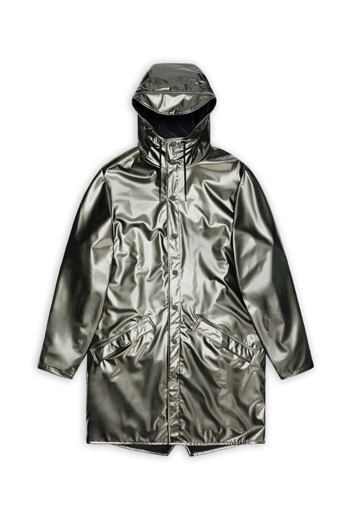RAINS Long Jacket Raven Jacket