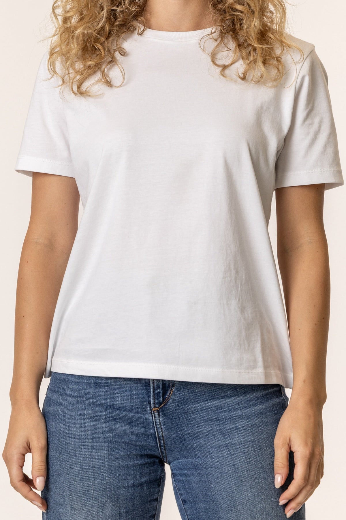 close up shot of cotton tshirt#color_white