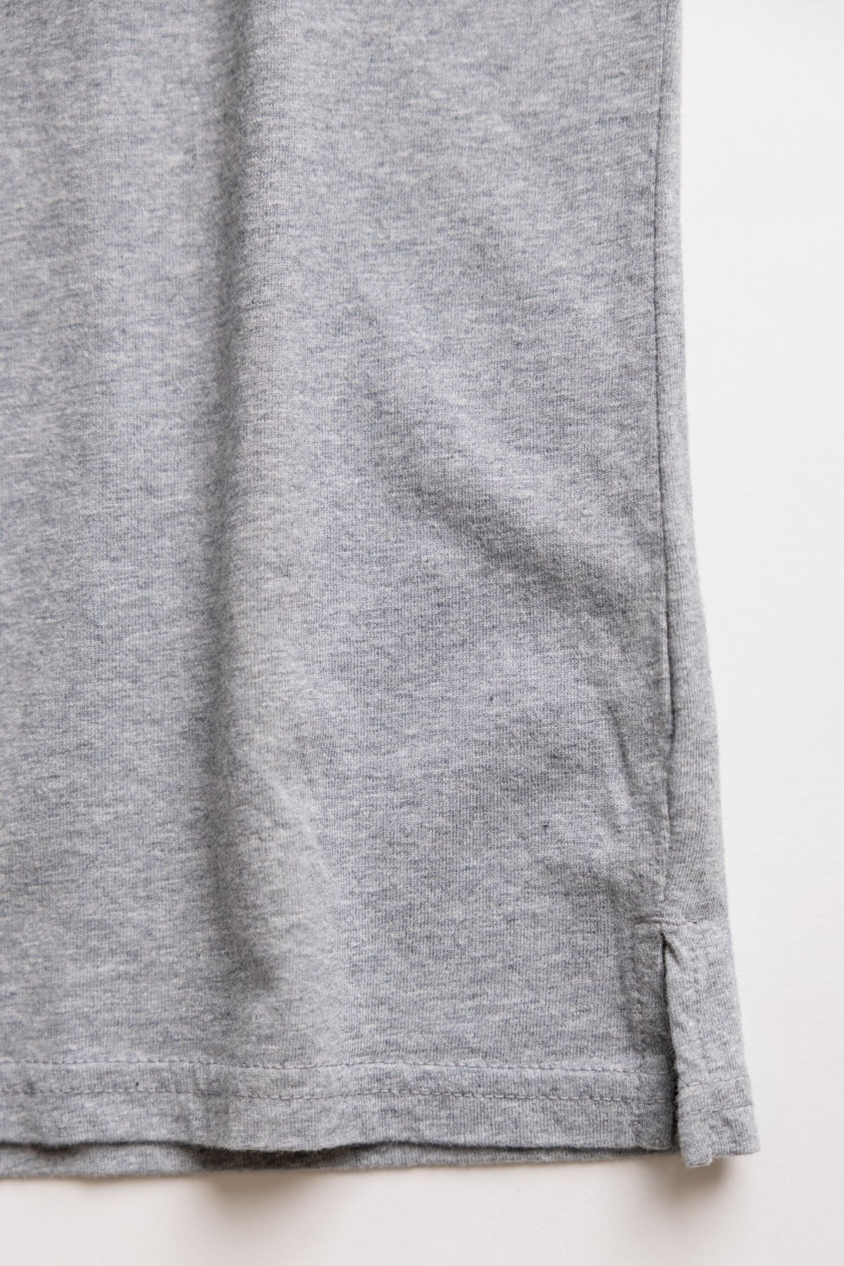 close up shot of grey tshirt#color_heather-grey
