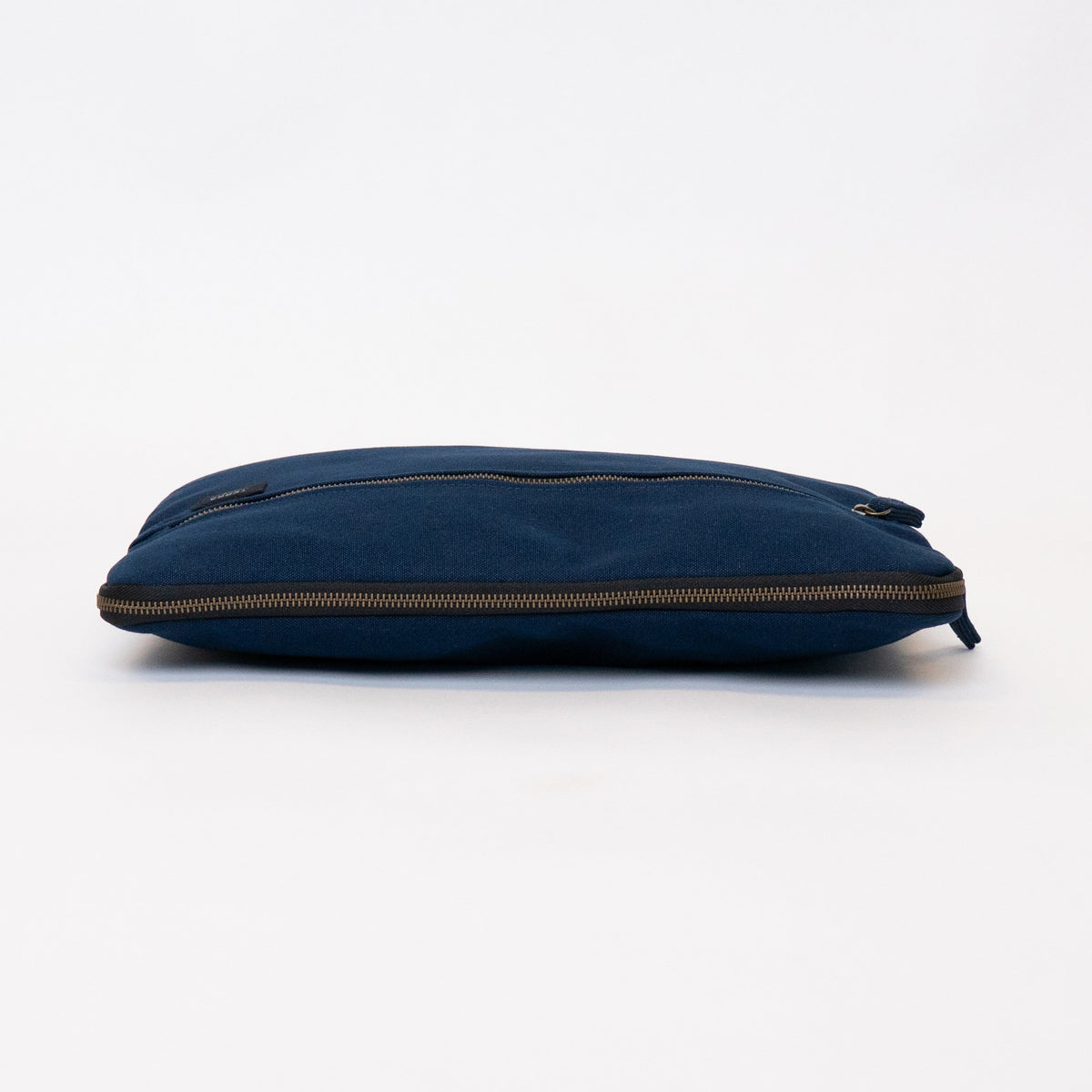 cotton laptop case in navy blue color#color_navy-blue