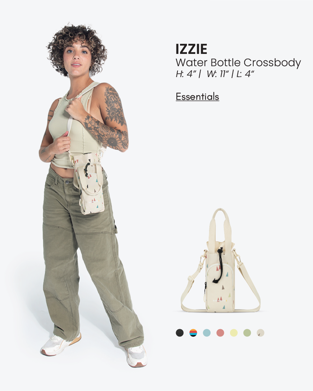 Izzie | Water Bottle Crossbody