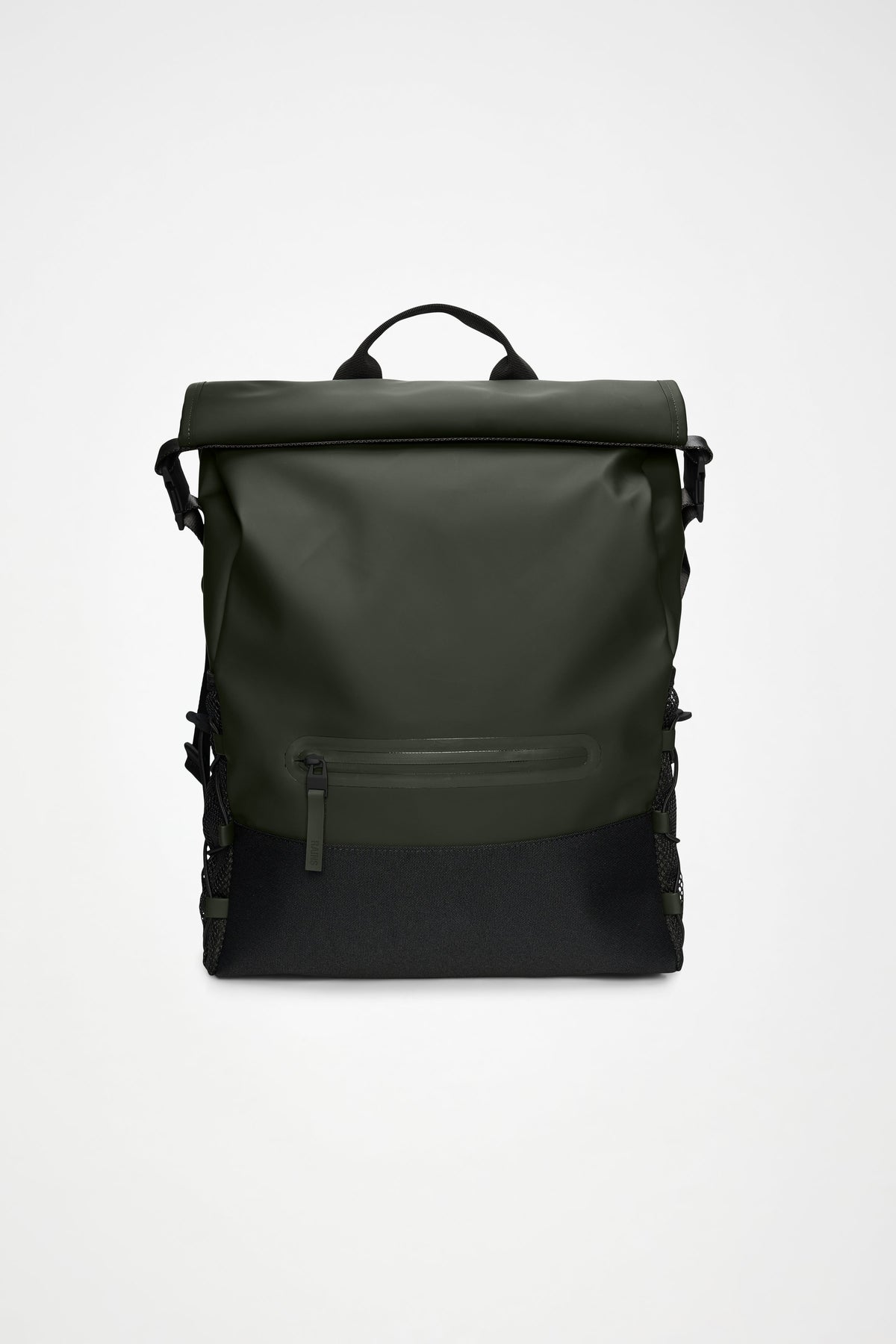 RAINS Trail Mountaineer Rolltop Green Backpack