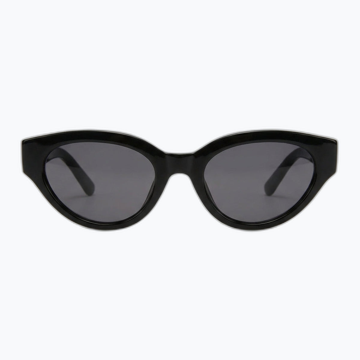 Jaxy Monroe in Black — Rectangle Polarized sunglasses