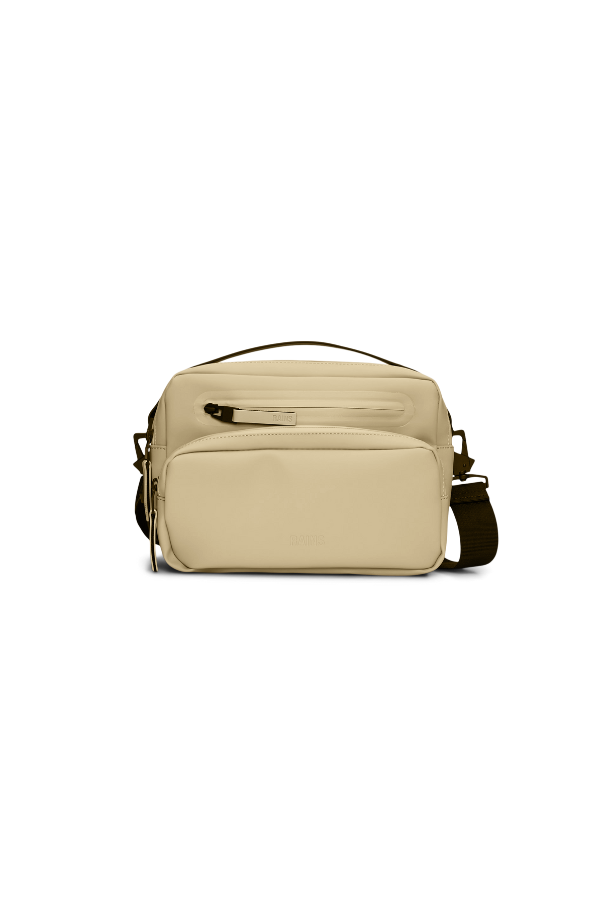 RAINS Cargo Box Bag Sand Crossbody
