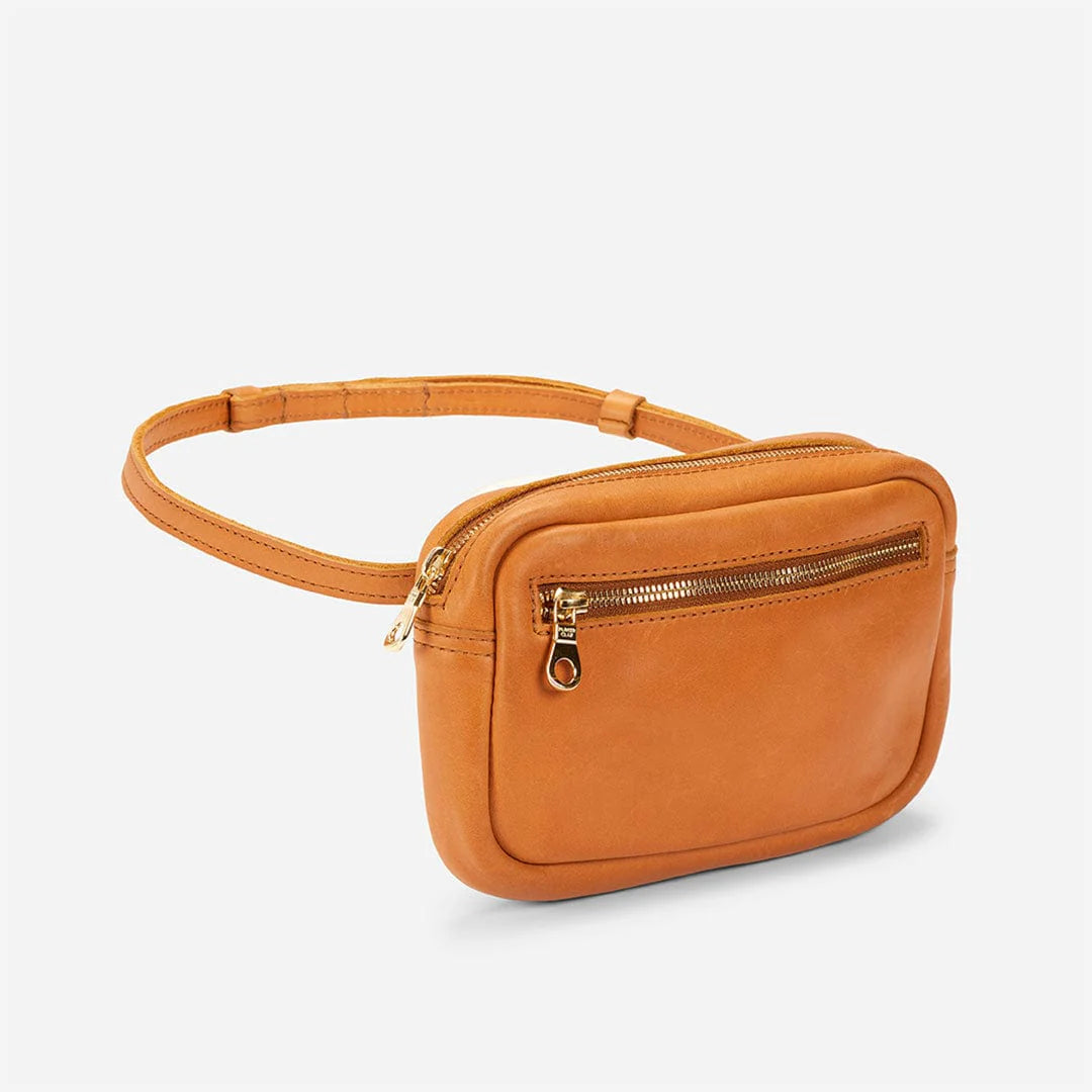 Desta Full-Grain Leather Belt Bag