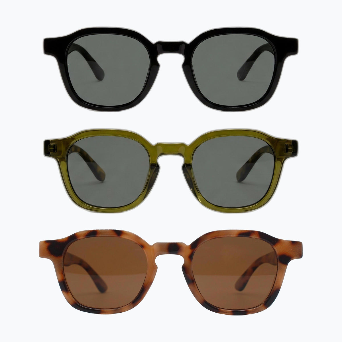 Jaxy Windsor — Classic Aviator Polarized sunglasses in Black