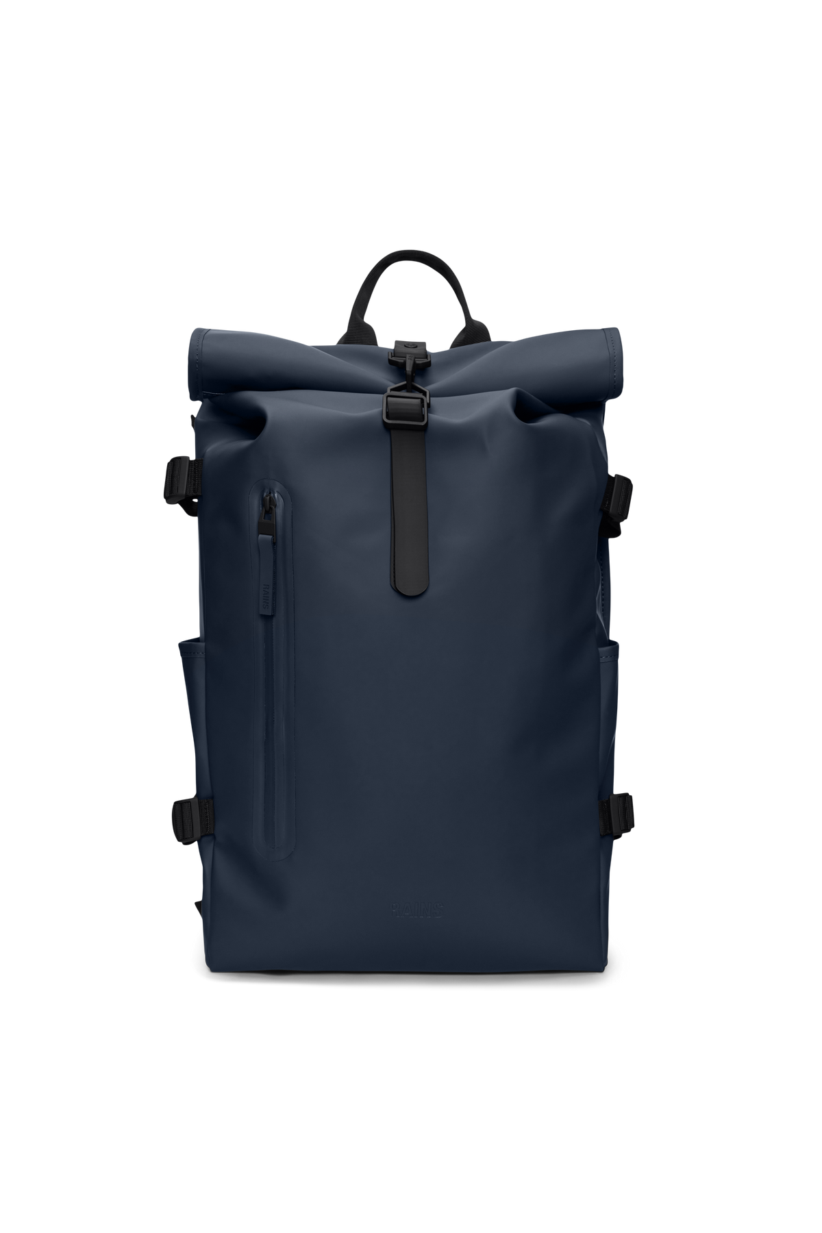 RAINS Rolltop Rucksack Large Navy 23L H63 x D14 x W32 cm Backpack